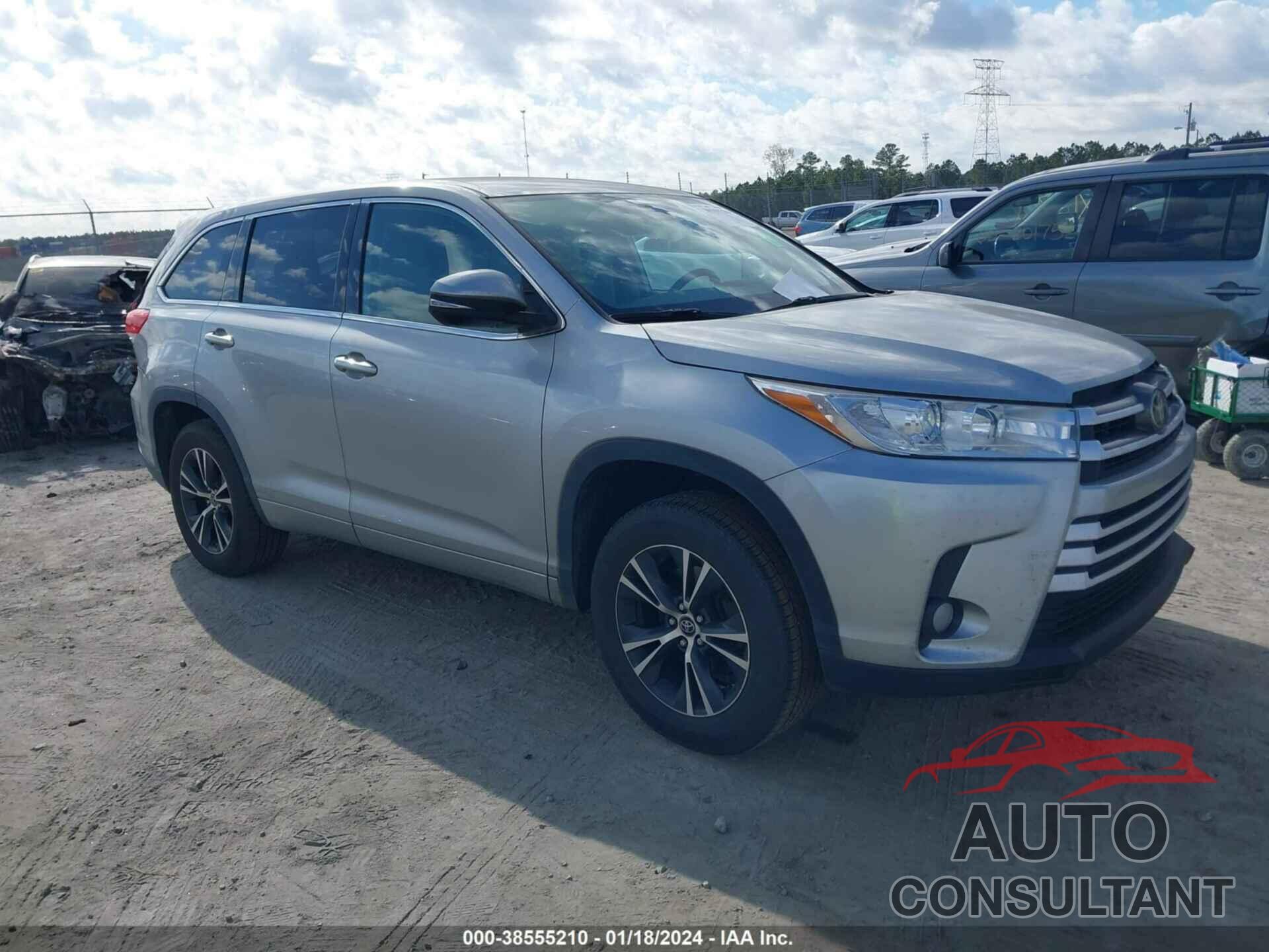 TOYOTA HIGHLANDER 2018 - 5TDZZRFH9JS287707