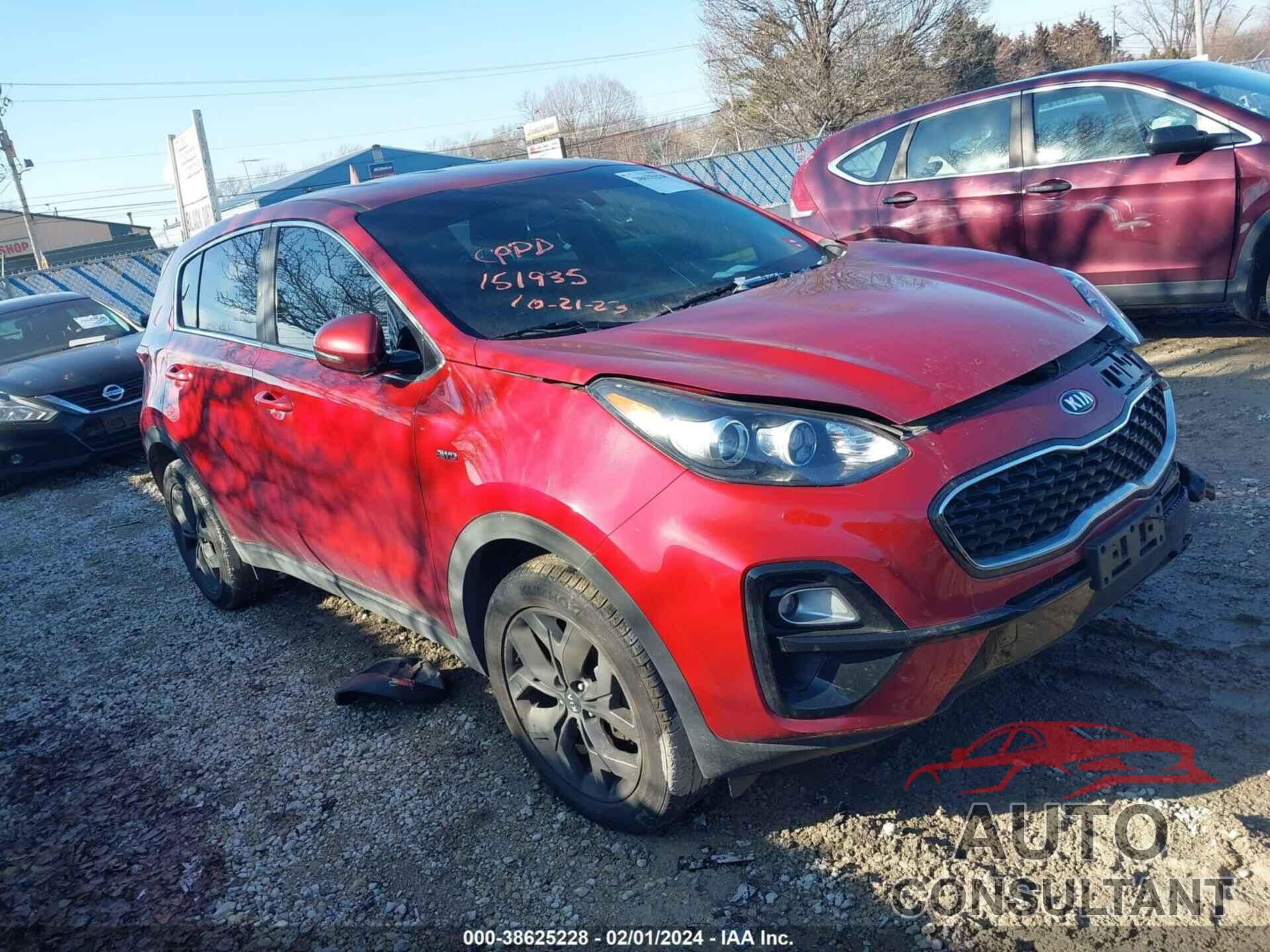 KIA SPORTAGE 2022 - KNDPMCAC1N7010984