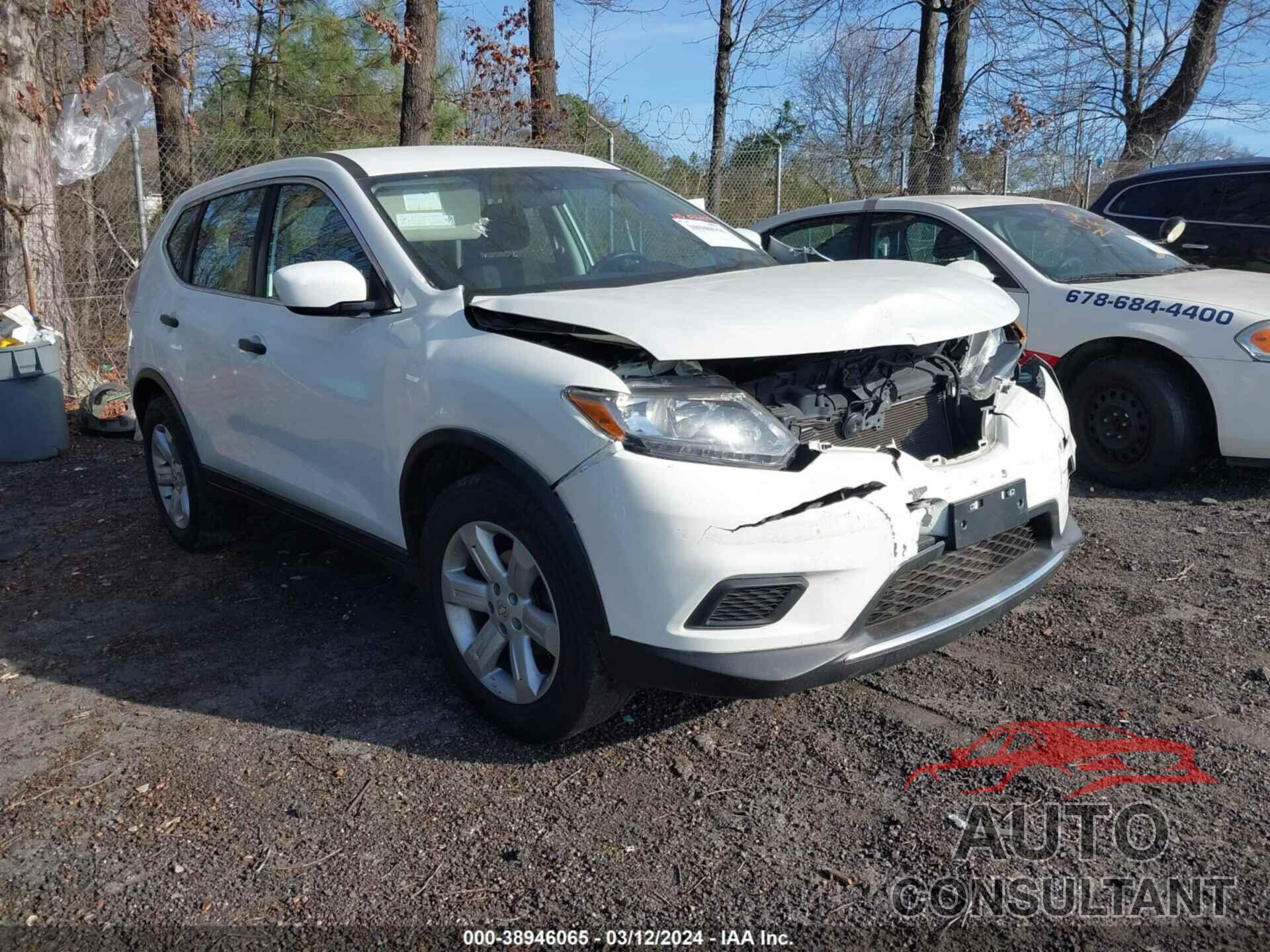 NISSAN ROGUE 2016 - 5N1AT2MV6GC833447