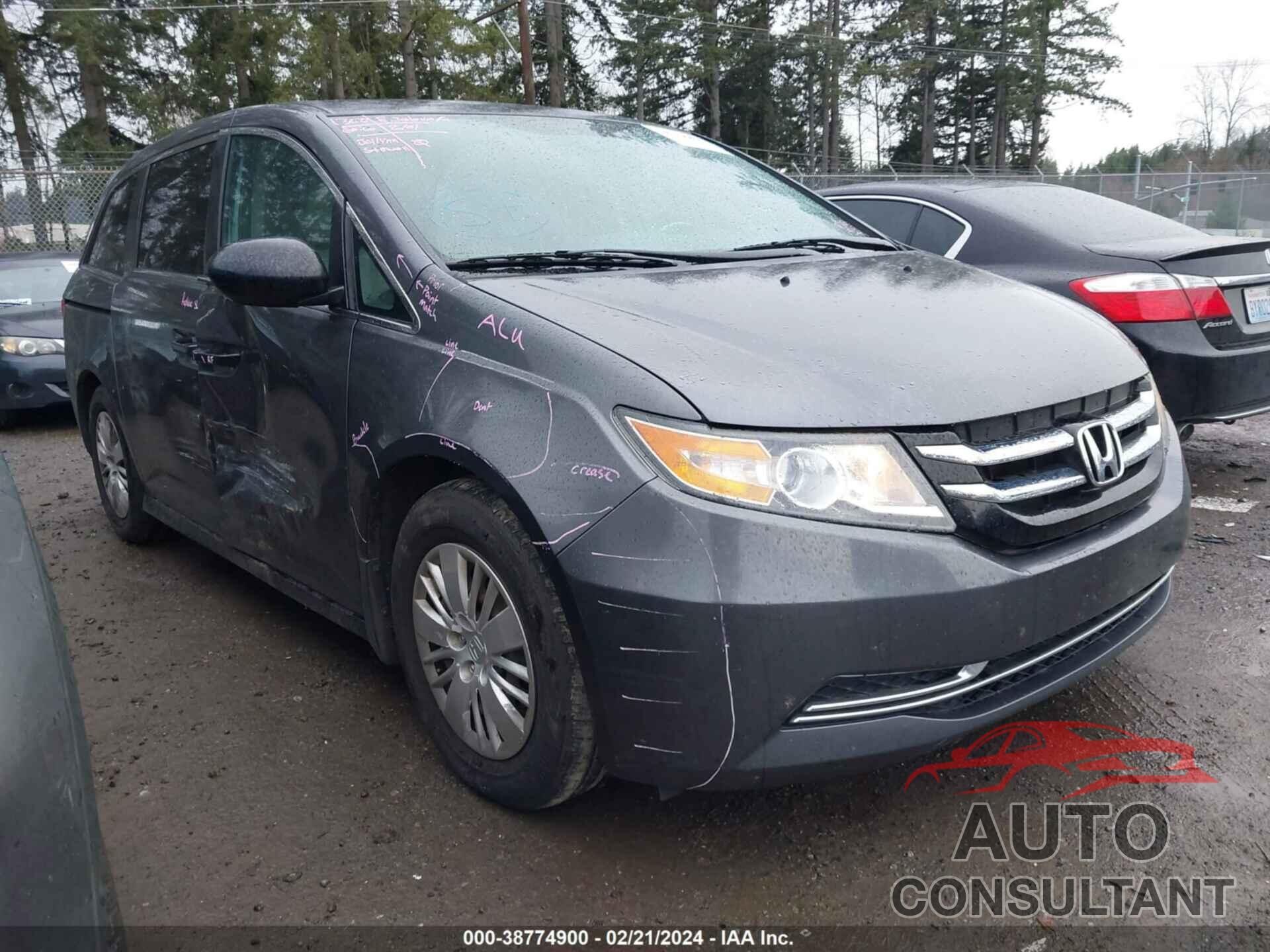 HONDA ODYSSEY 2016 - 5FNRL5H29GB137080