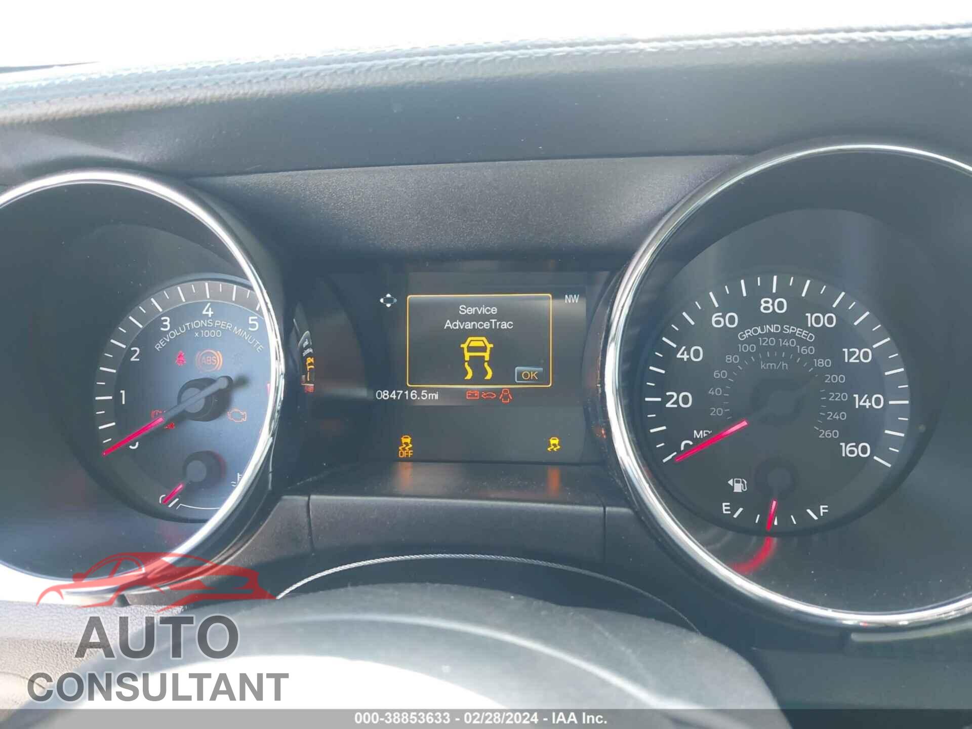 FORD MUSTANG 2017 - 1FA6P8CF3H5266475