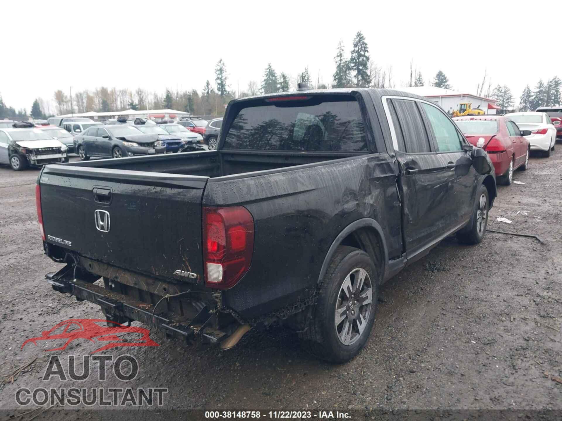 HONDA RIDGELINE 2017 - 5FPYK3F59HB011102
