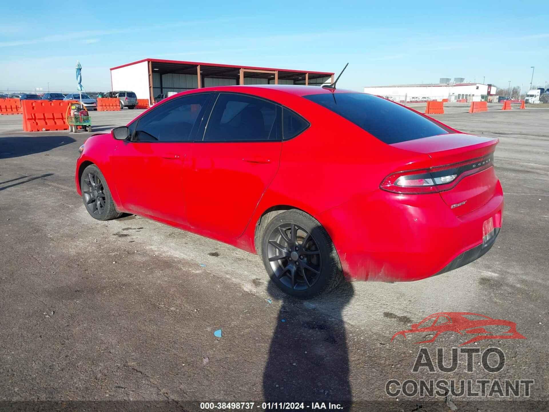 DODGE DART 2016 - 1C3CDFAA5GD681002