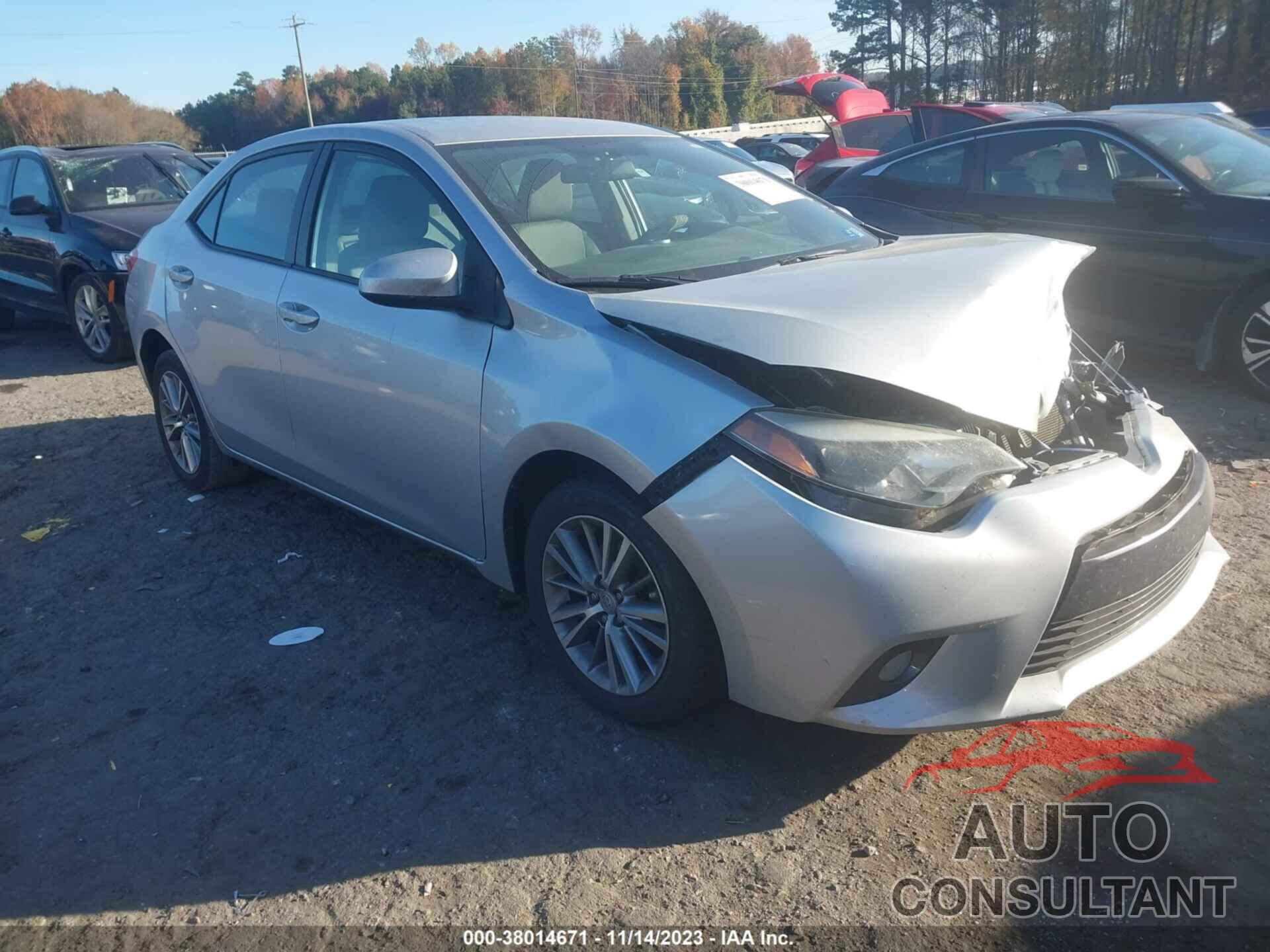 TOYOTA COROLLA 2015 - 5YFBURHE2FP249349