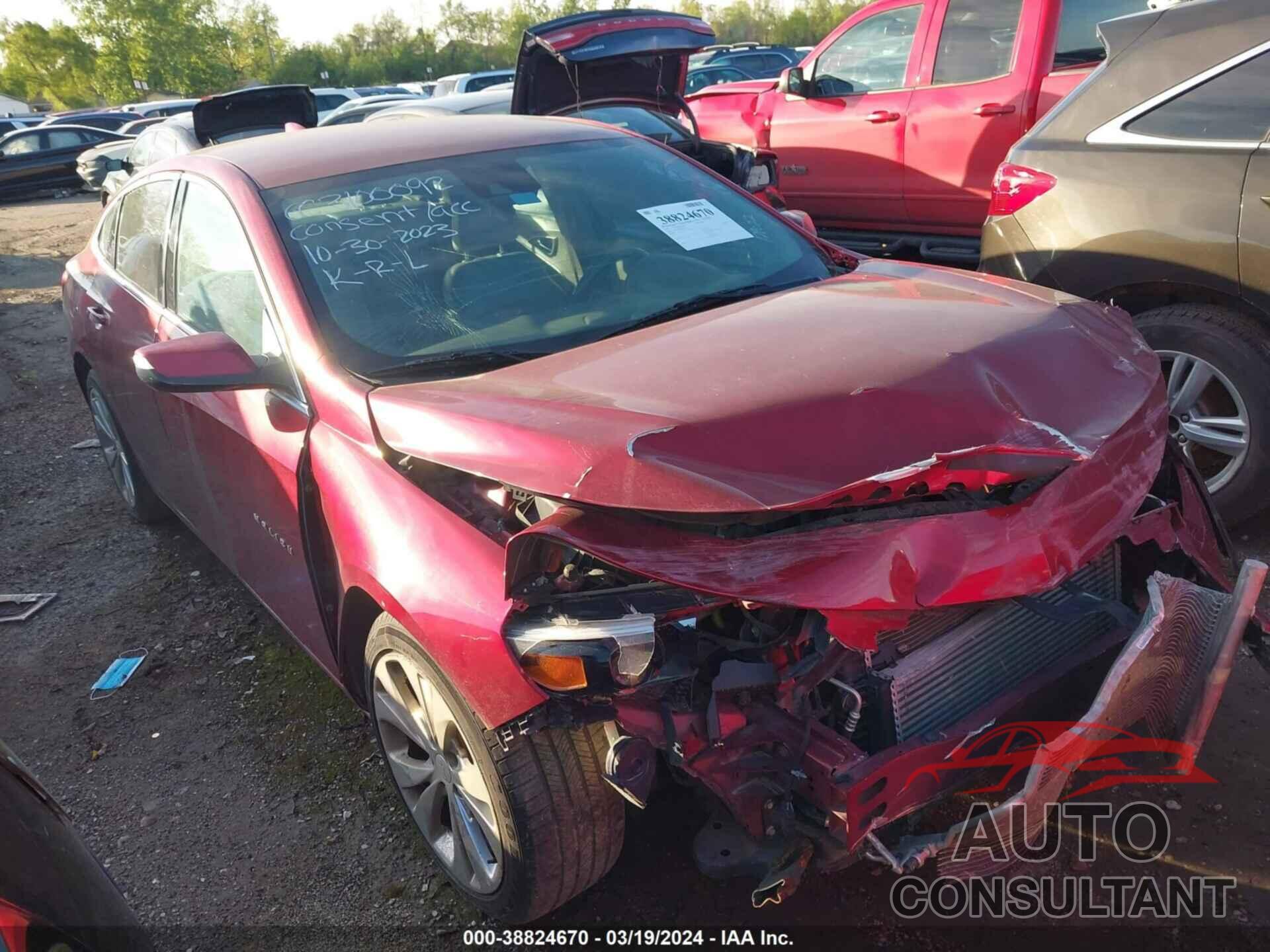 CHEVROLET MALIBU 2017 - 1G1ZH5SX5HF129022