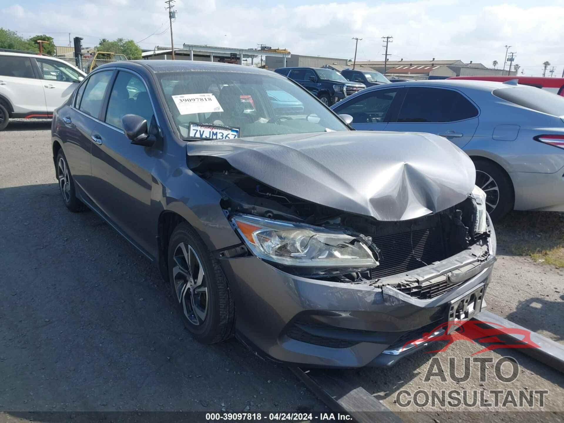 HONDA ACCORD 2017 - 1HGCR2F32HA021018