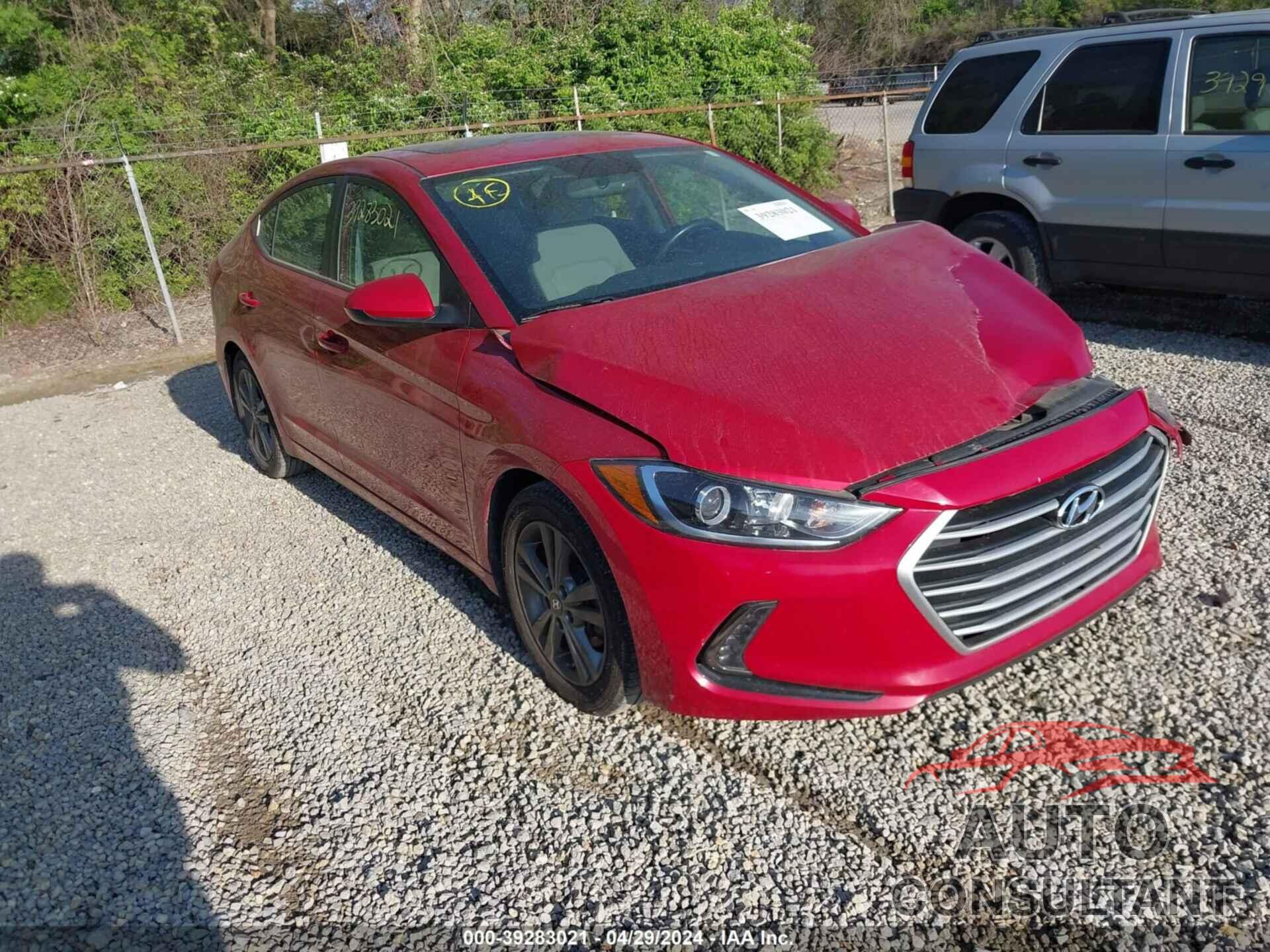 HYUNDAI ELANTRA 2018 - 5NPD84LF1JH348914