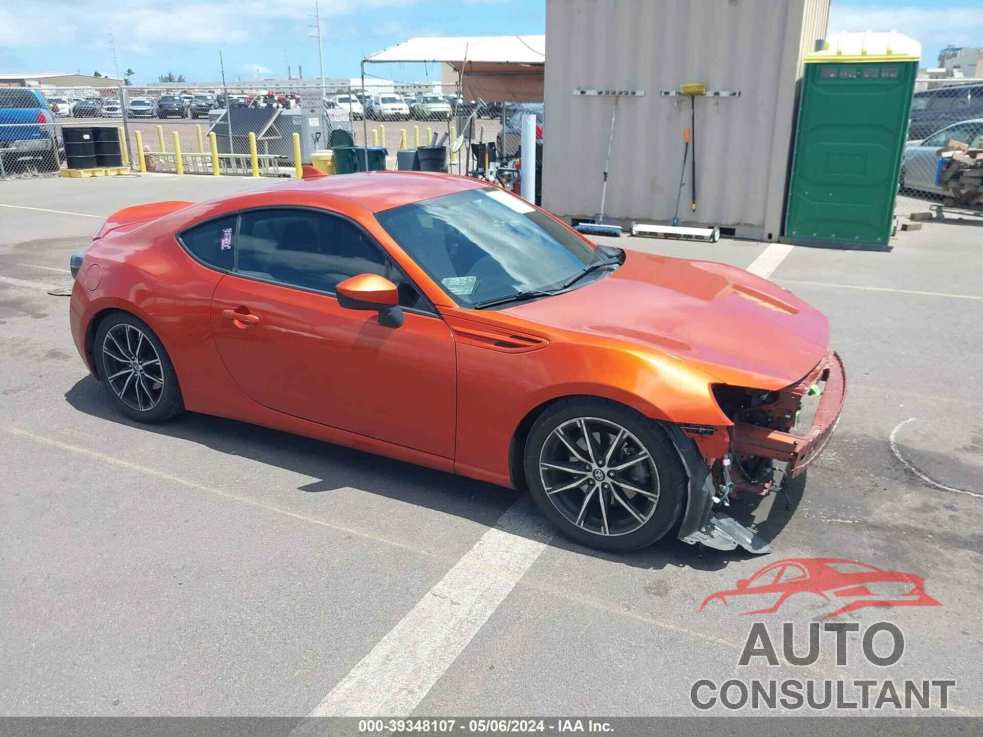 TOYOTA 86 2017 - JF1ZNAA14H9701577
