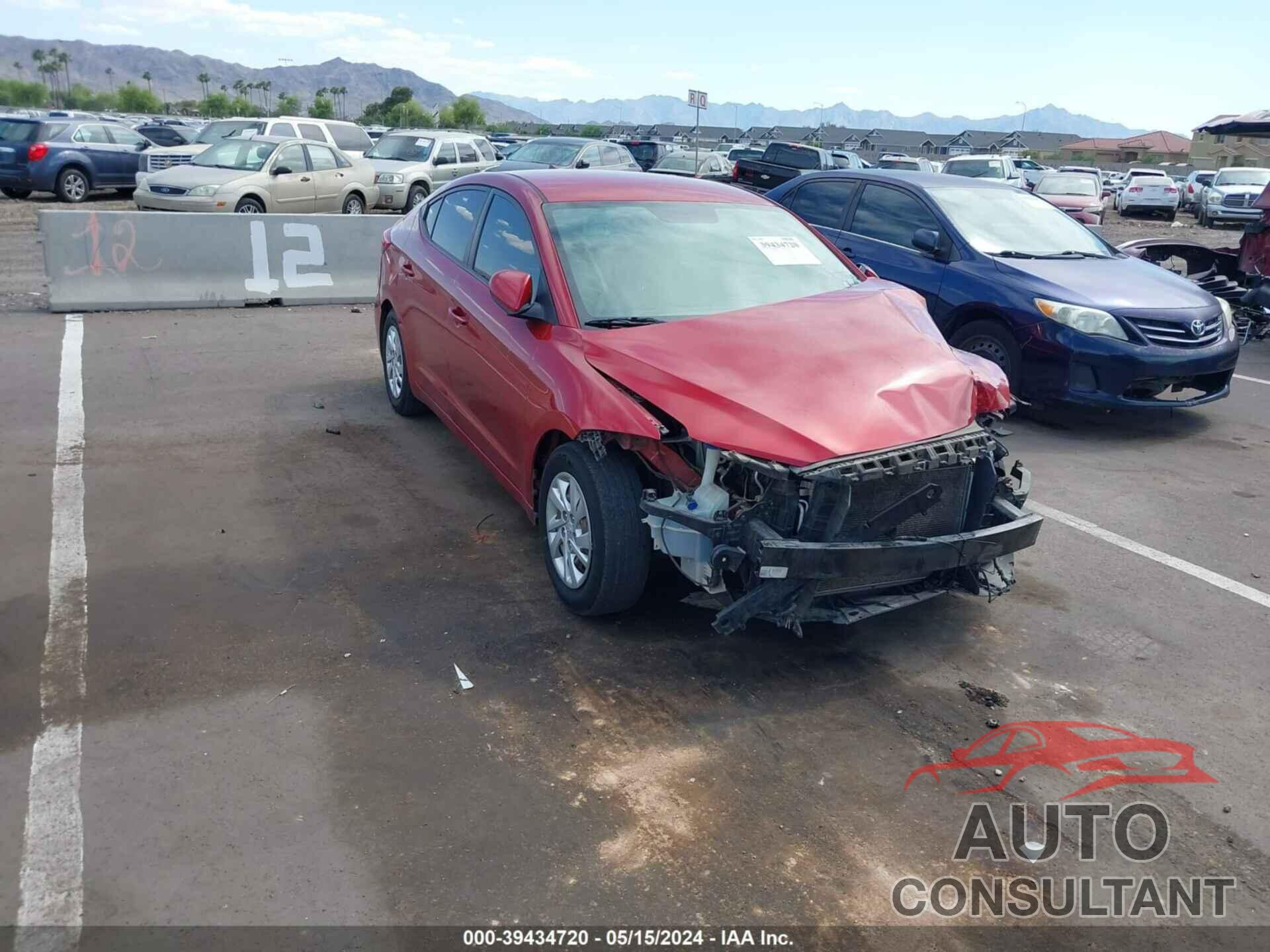 HYUNDAI ELANTRA 2017 - 5NPD74LF6HH111011
