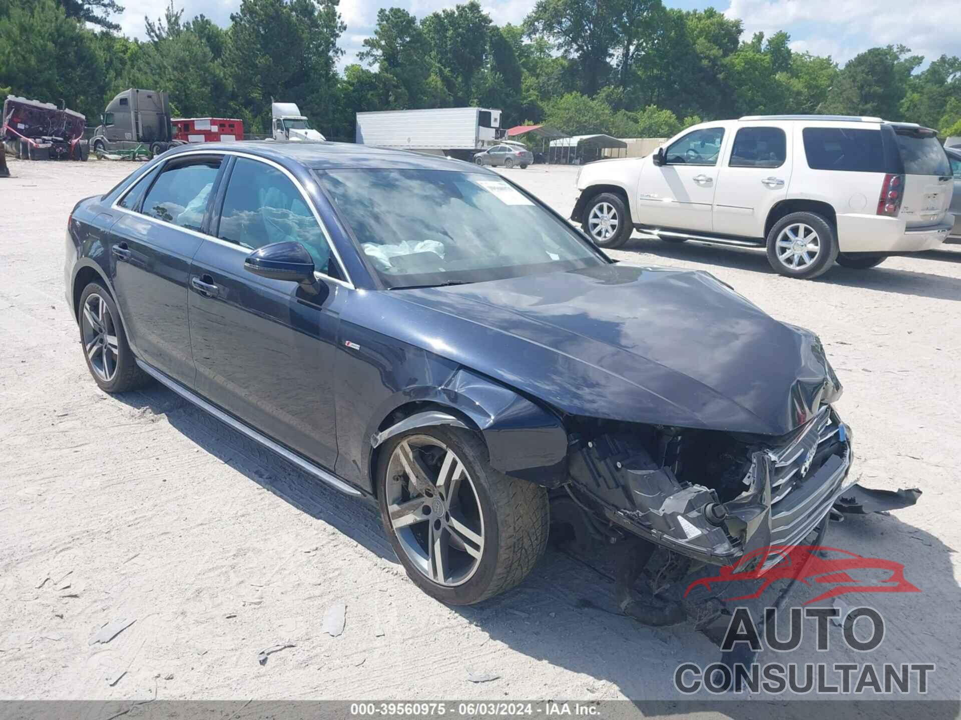 AUDI A4 2017 - WAUENAF4XHN046809