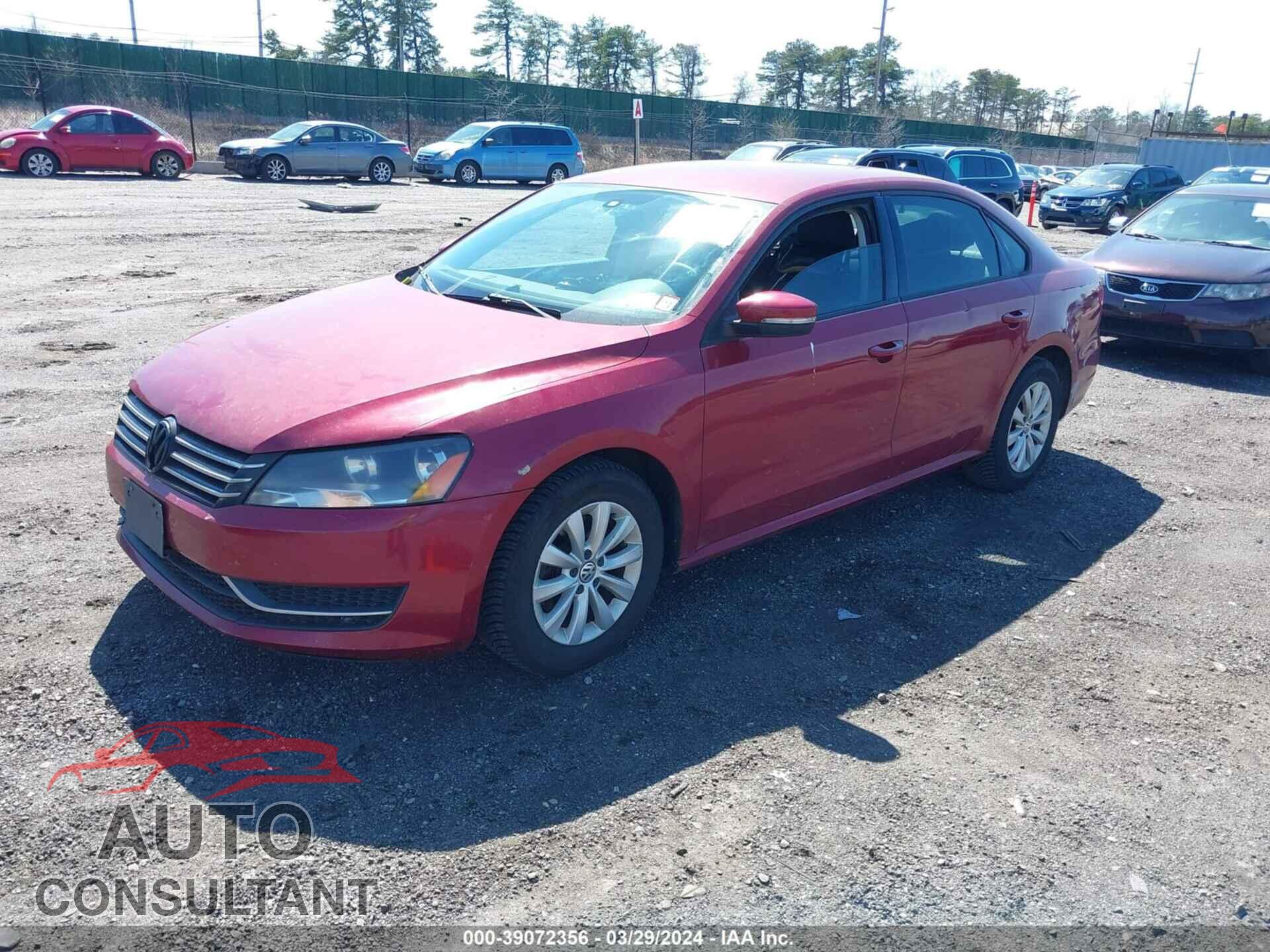 VOLKSWAGEN PASSAT 2013 - 1VWAP7A3XDC069703