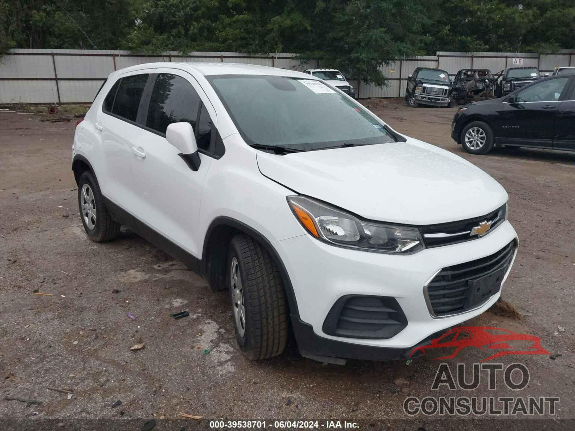 CHEVROLET TRAX 2017 - KL7CJKSB0HB236391