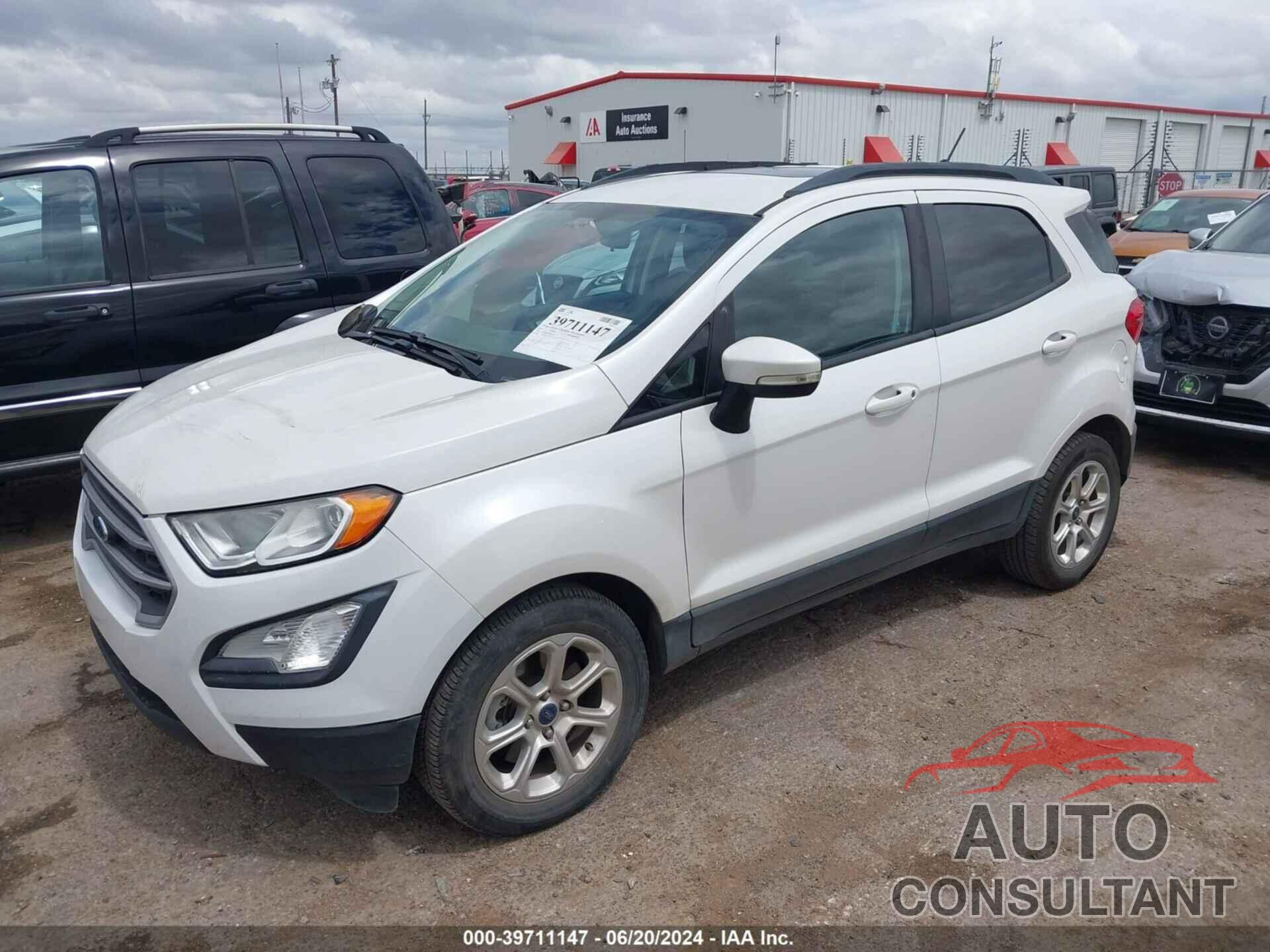 FORD ECOSPORT 2019 - MAJ3S2GE9KC267326