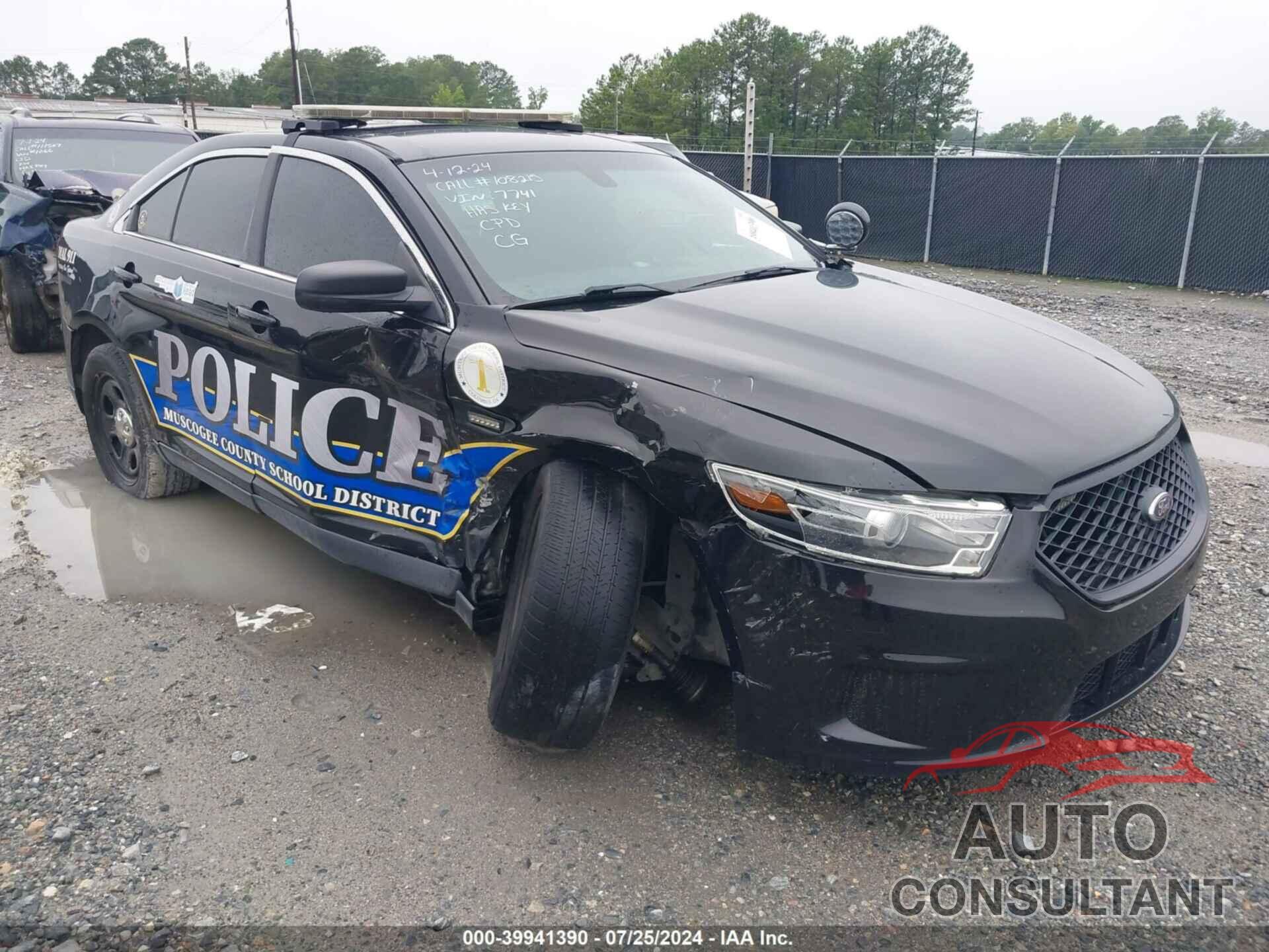 FORD POLICE INTERCEPTOR 2019 - 1FAHP2MK3KG117741