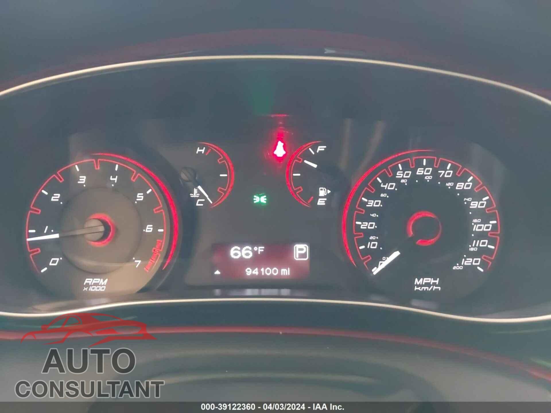 DODGE DART 2016 - 1C3CDFBA6GD623169