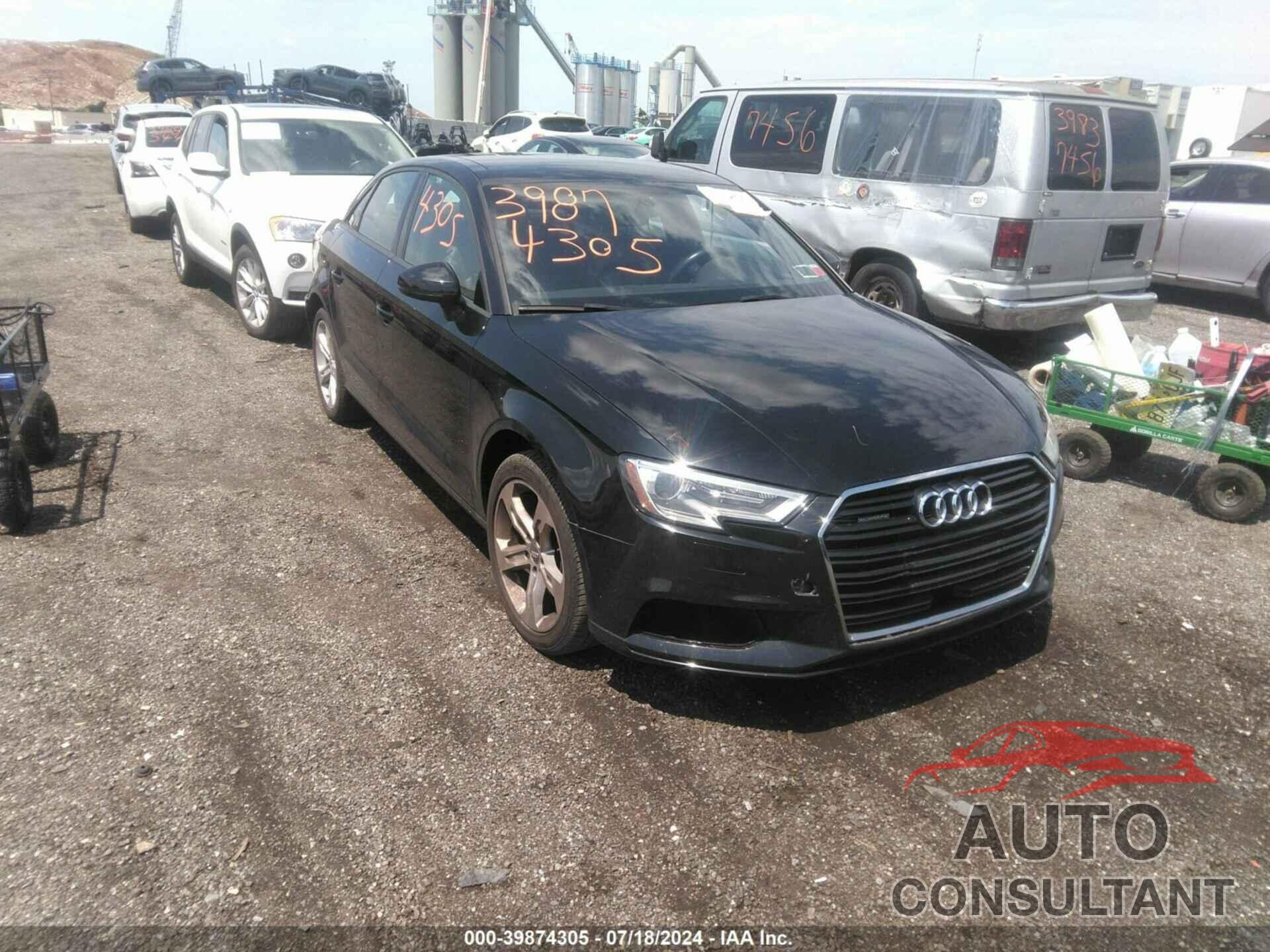 AUDI A3 2017 - WAUB8GFF8H1042103