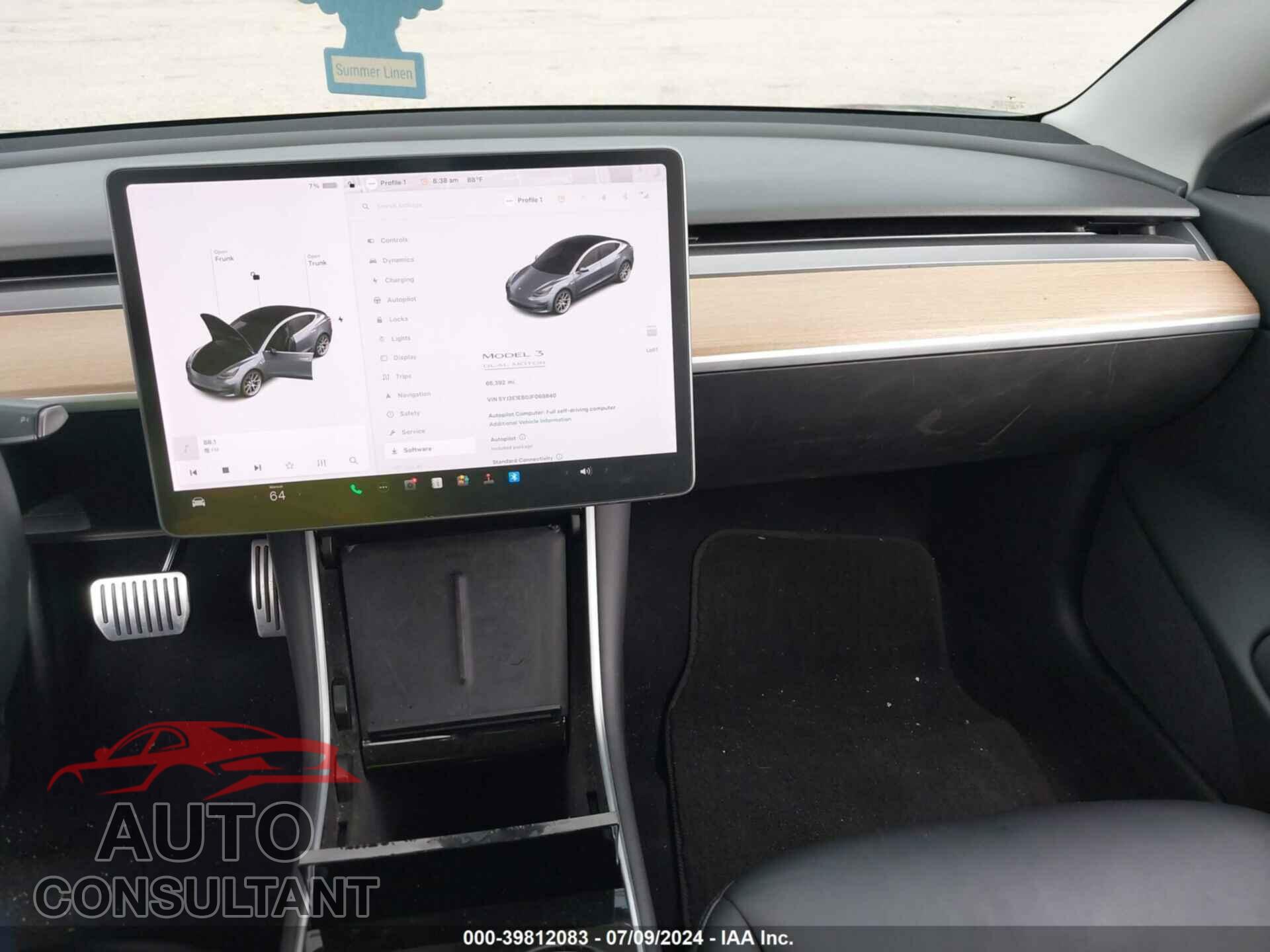 TESLA MODEL 3 2018 - 5YJ3E1EB0JF069840