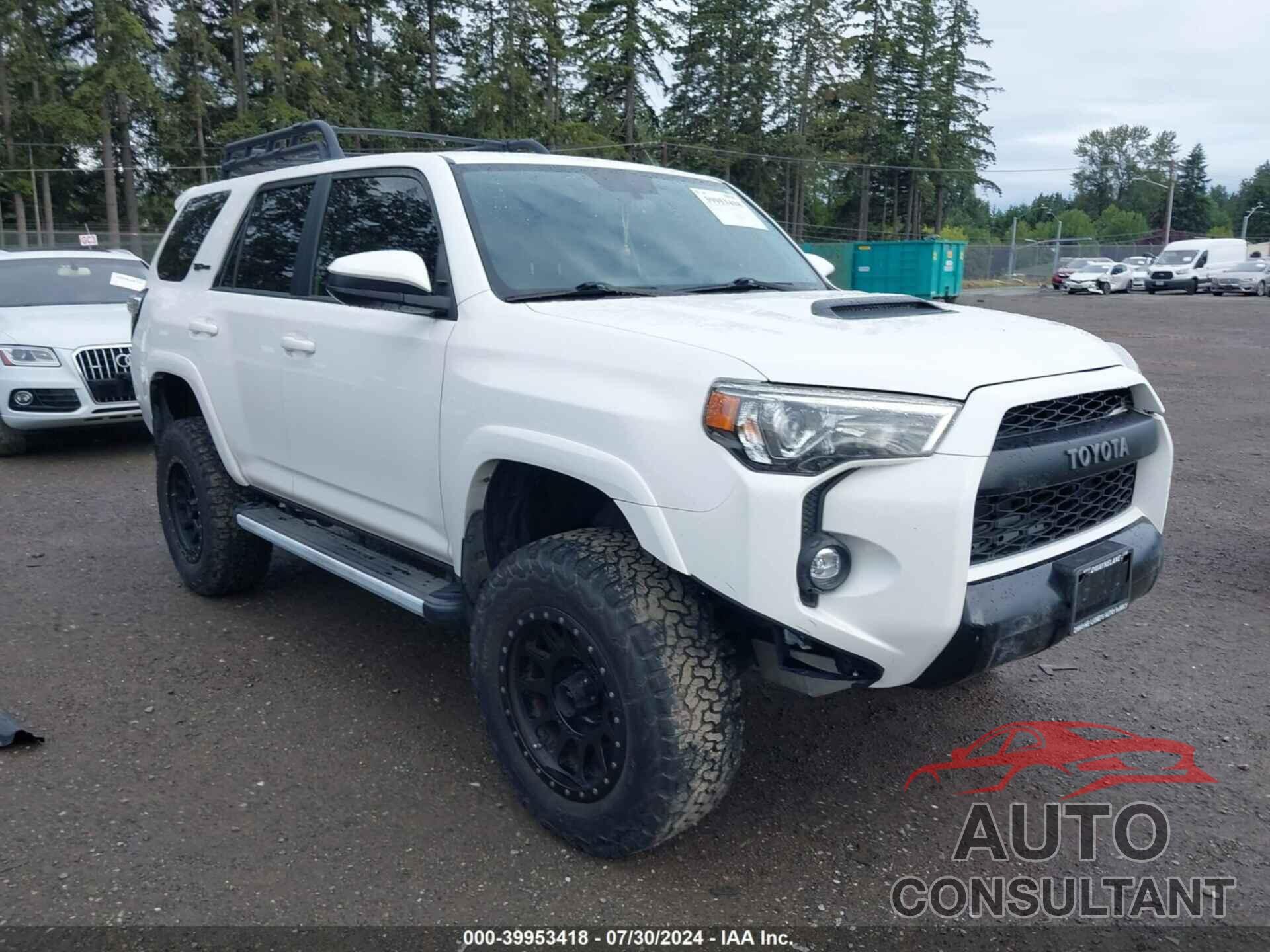 TOYOTA 4RUNNER 2019 - JTEBU5JR5K5693902