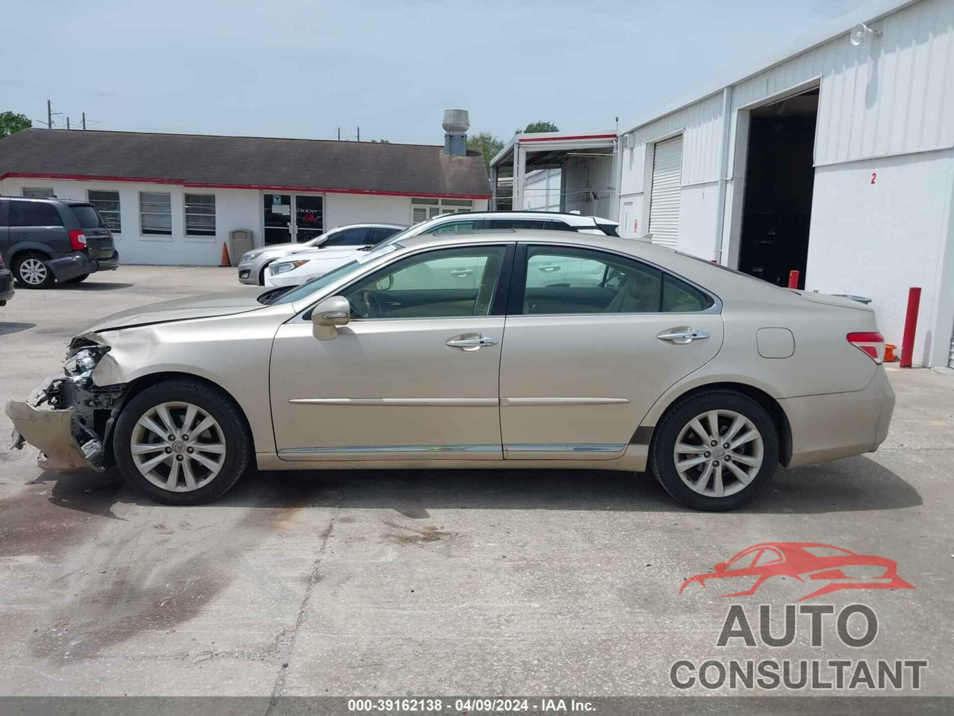 LEXUS ES 350 2012 - JTHBK1EG8C2496624
