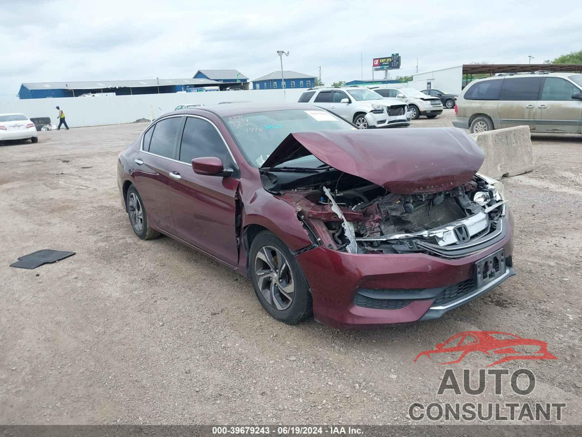 HONDA ACCORD 2016 - 1HGCR2F3XGA007978