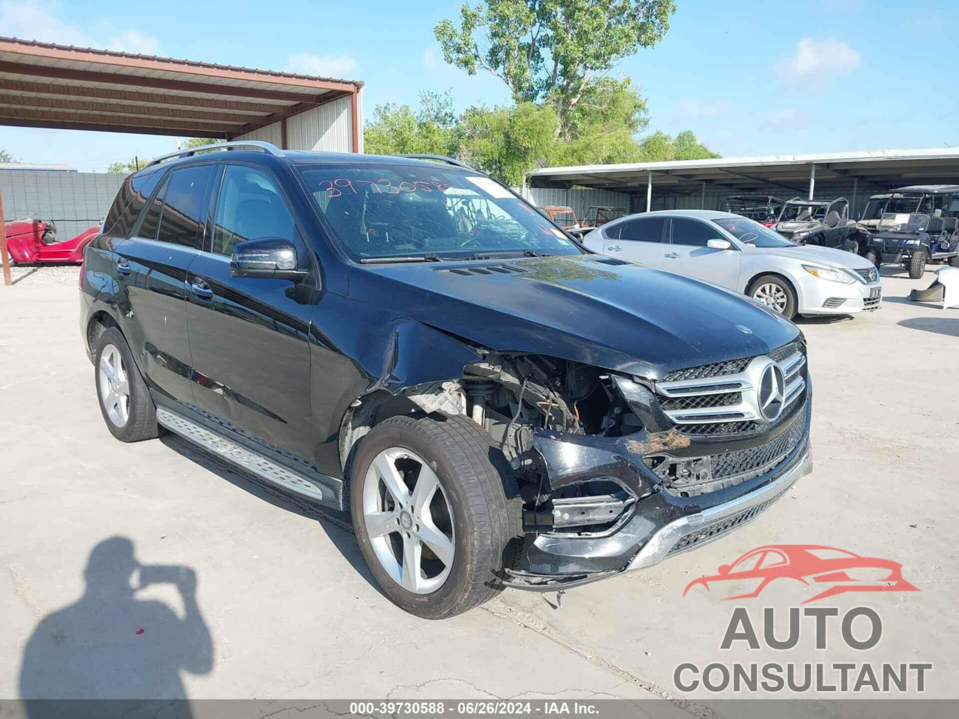 MERCEDES-BENZ GLE 350 2016 - 4JGDA5JB4GA756636