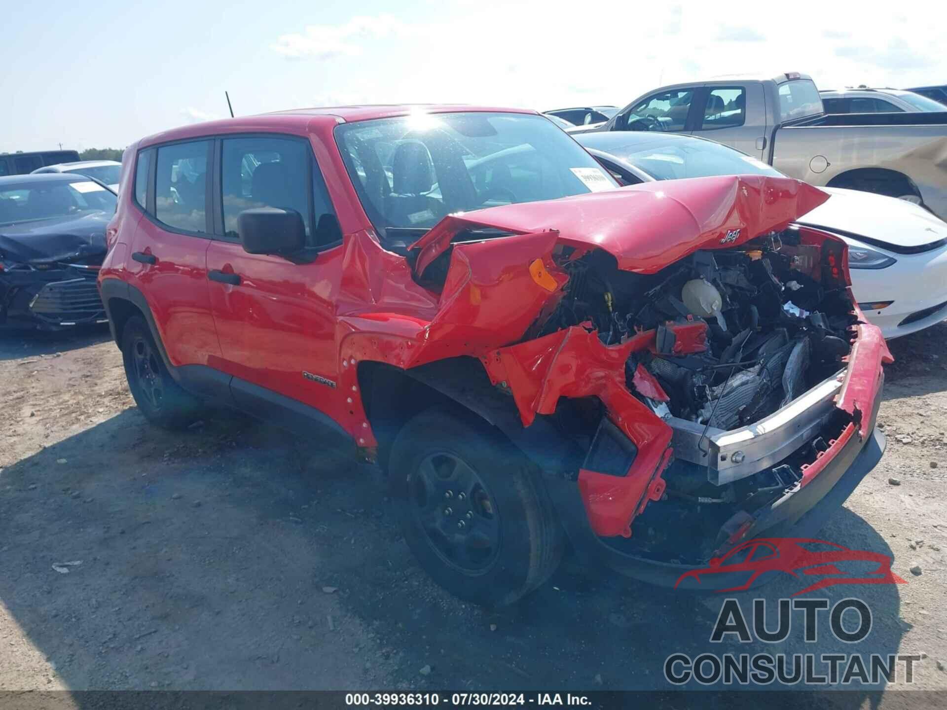 JEEP RENEGADE 2019 - ZACNJBAB1KPJ97799