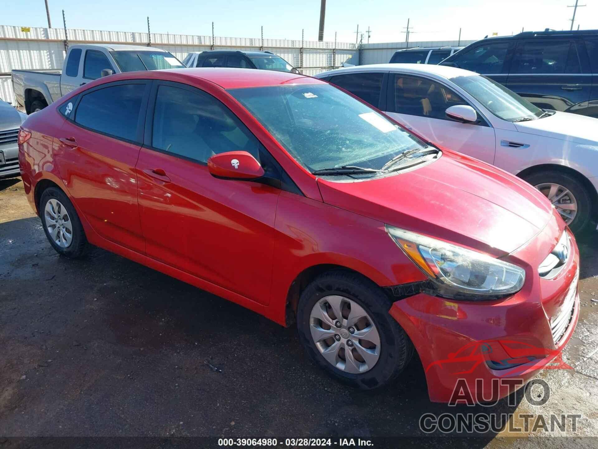 HYUNDAI ACCENT 2016 - KMHCT4AE9GU969784