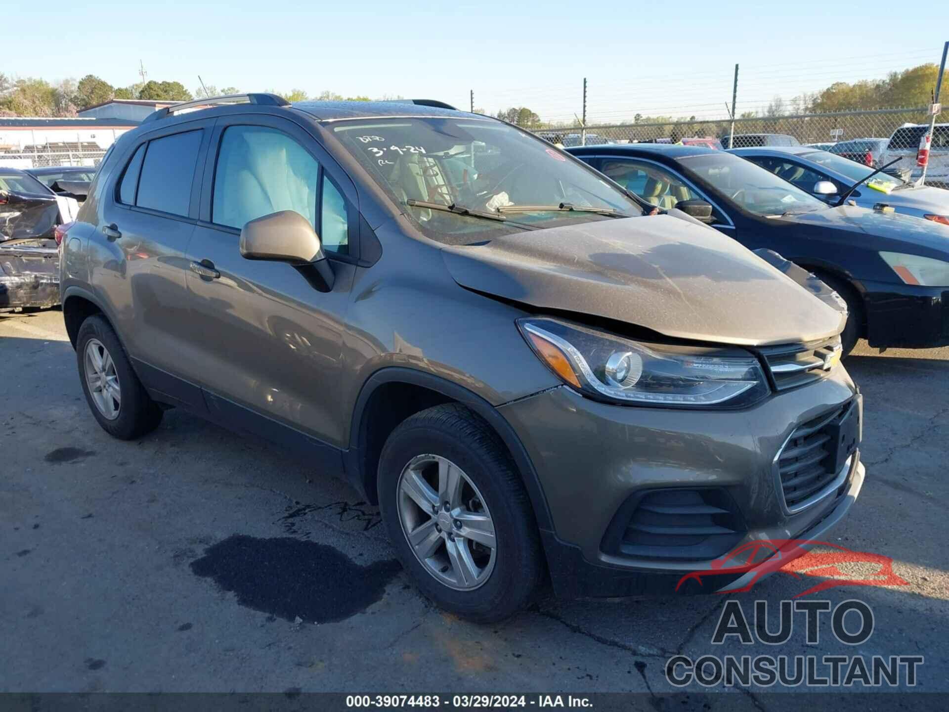 CHEVROLET TRAX 2022 - KL7CJPSM3NB527042