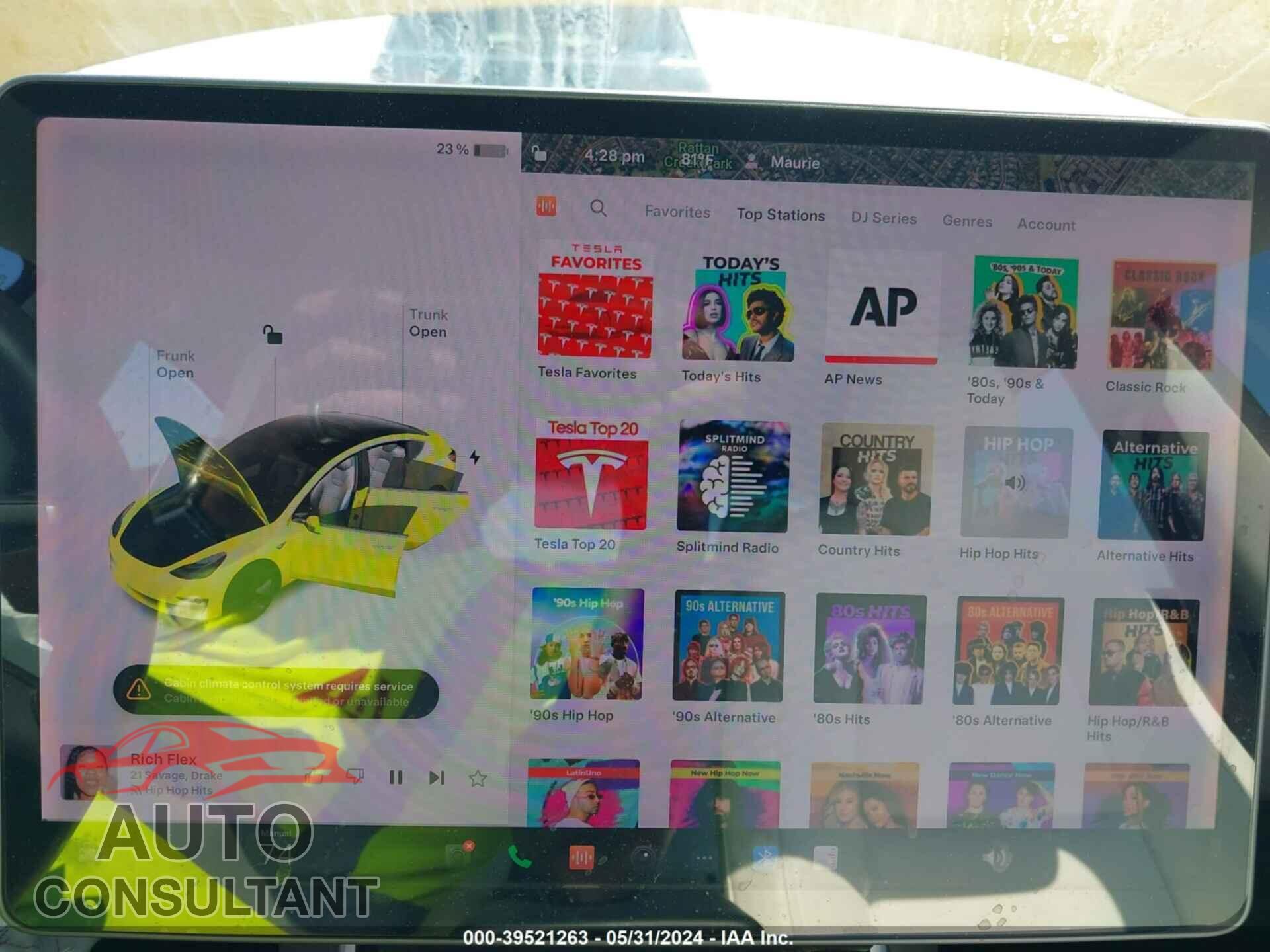TESLA MODEL 3 2019 - 5YJ3E1EA5KF312020