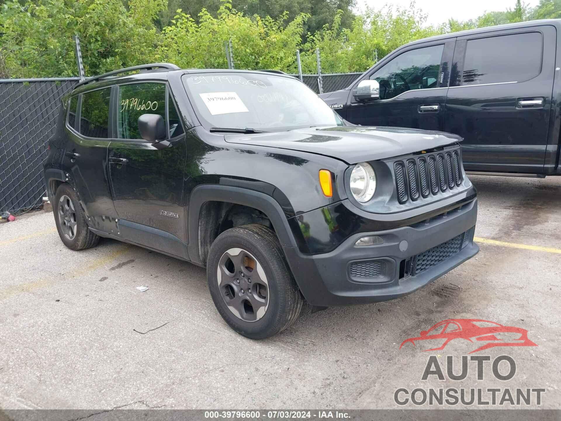 JEEP RENEGADE 2017 - ZACCJBAB7HPG56420