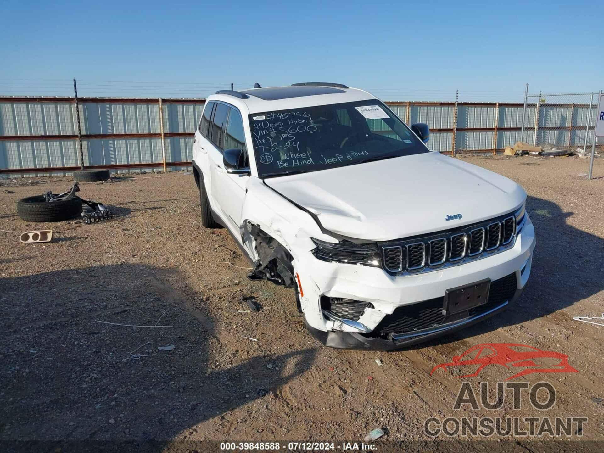 JEEP GRAND CHEROKEE 4XE 2024 - 1C4RJYB66RC135600