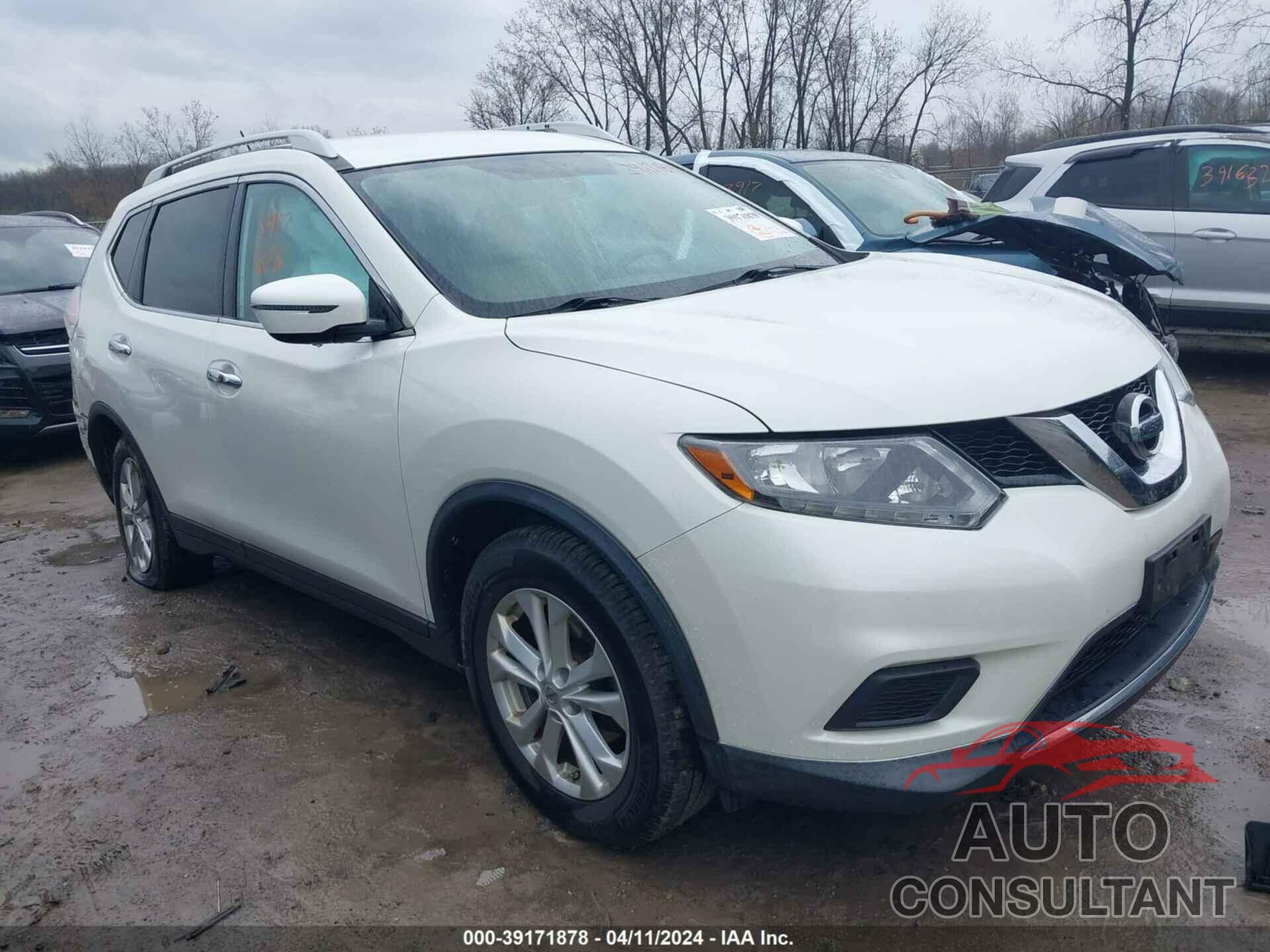 NISSAN ROGUE 2016 - KNMAT2MVXGP611846