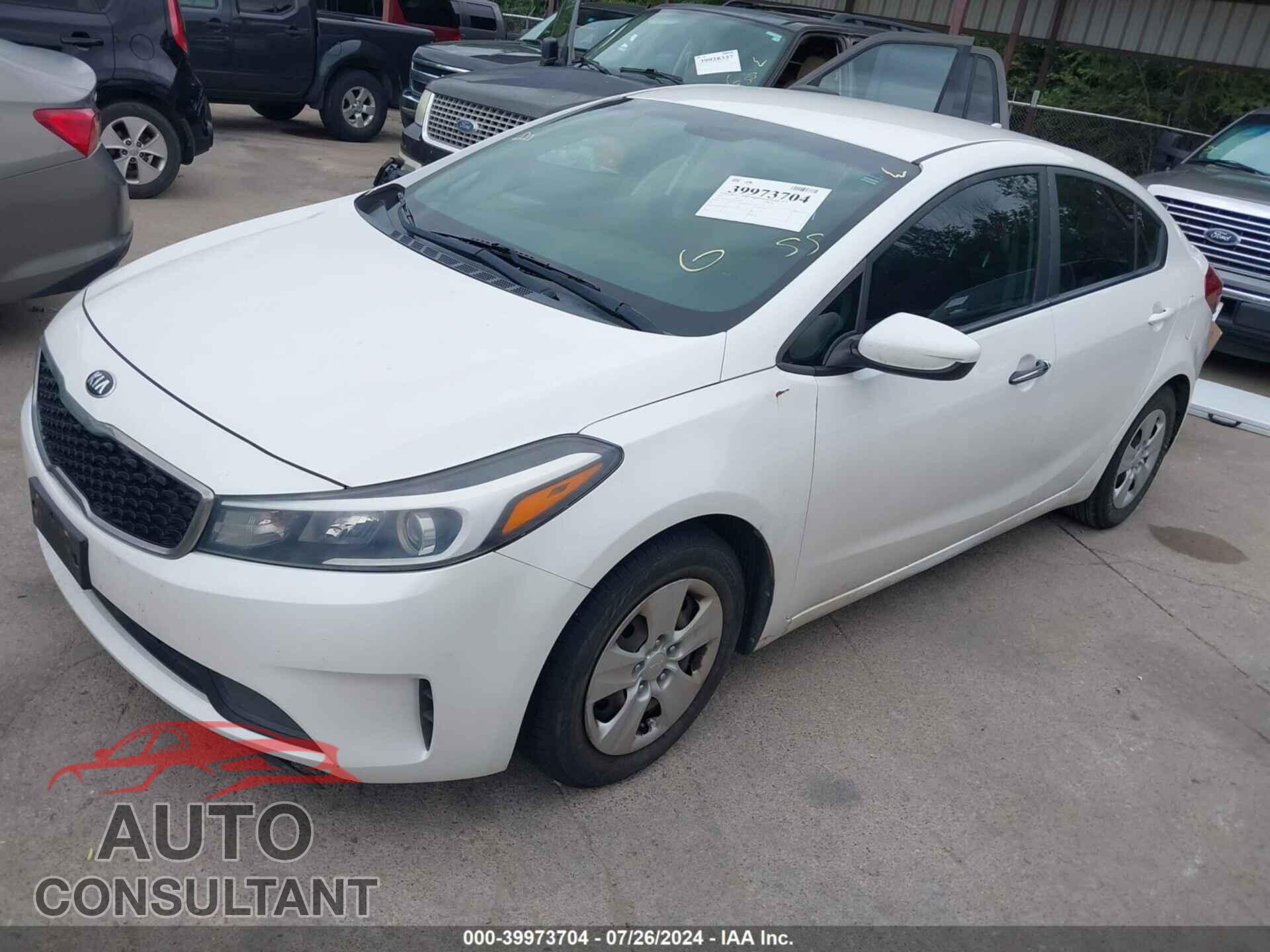 KIA FORTE 2017 - 3KPFL4A74HE059365
