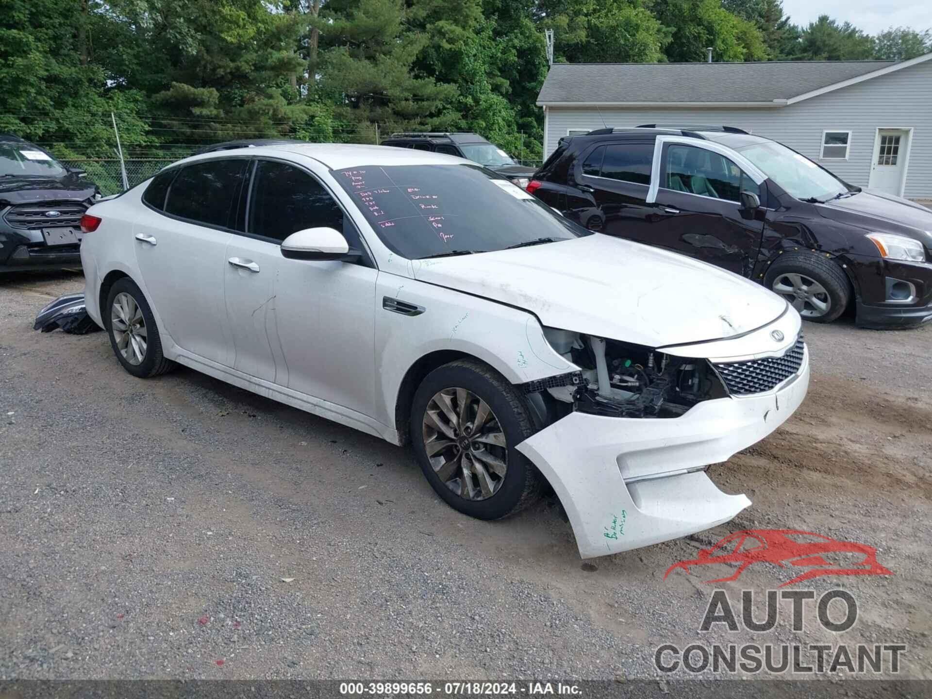 KIA OPTIMA 2018 - 5XXGU4L34JG242919