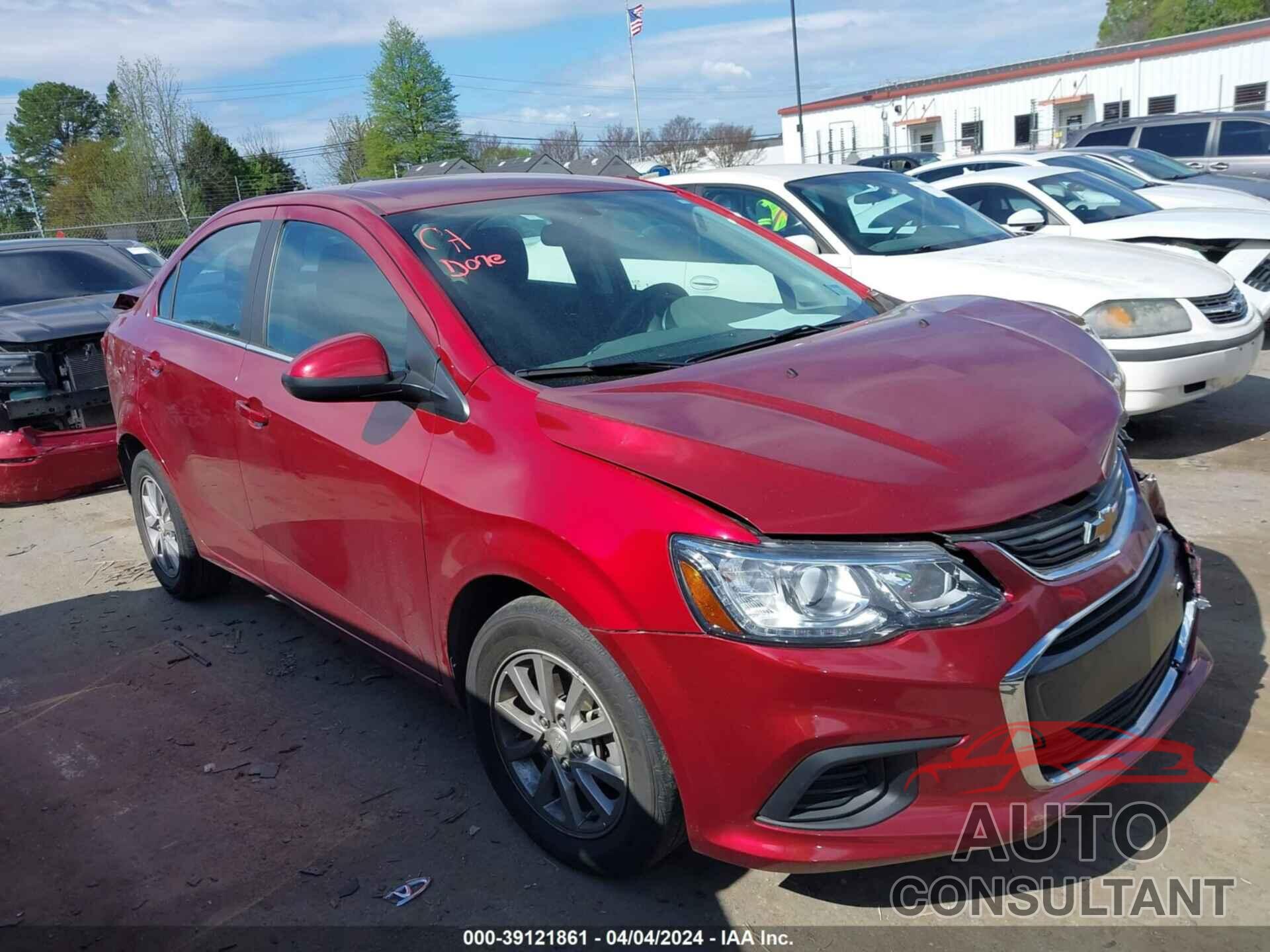 CHEVROLET SONIC 2020 - 1G1JD5SBXL4108992