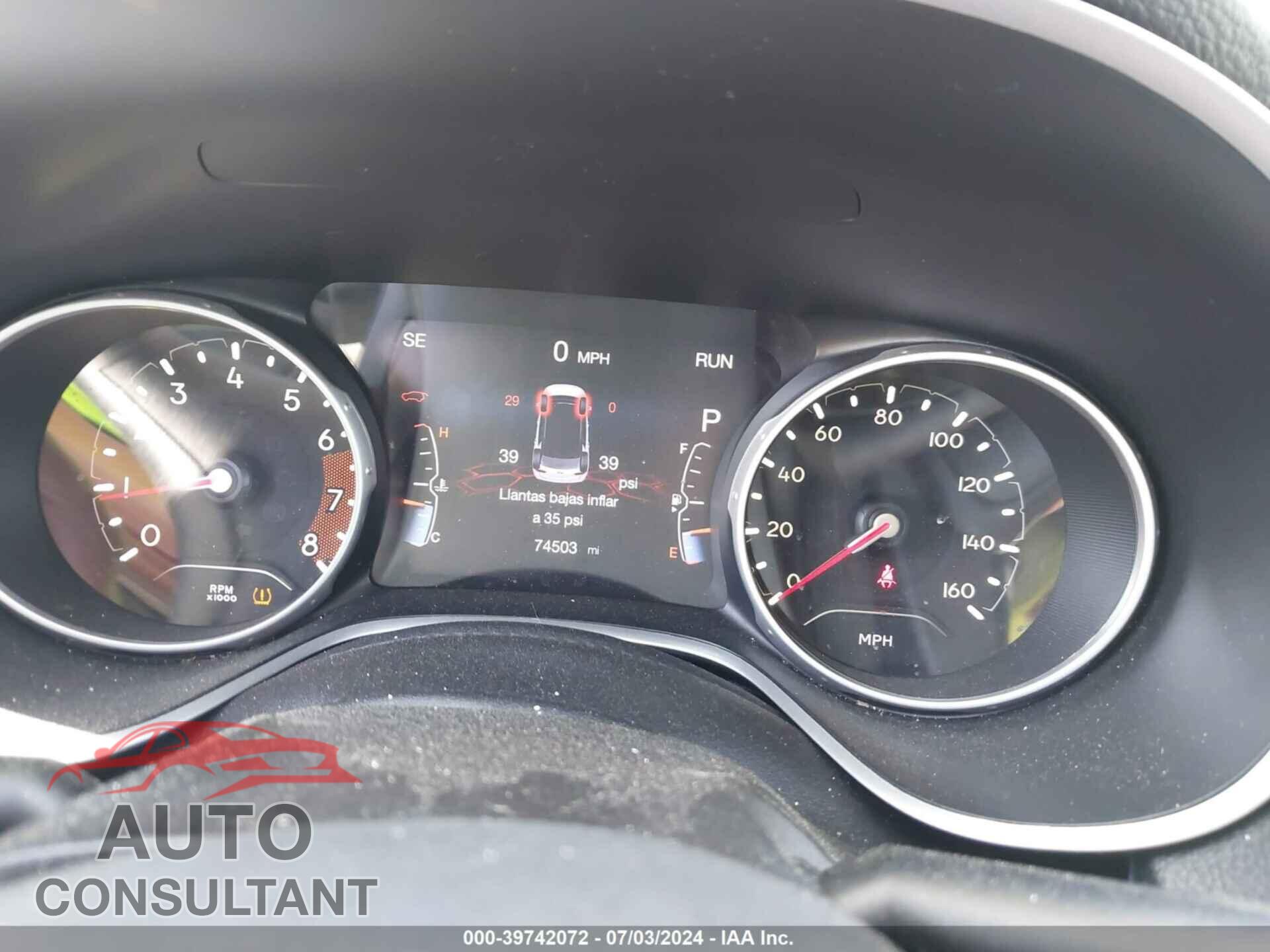 JEEP COMPASS 2020 - 3C4NJCCB9LT140525