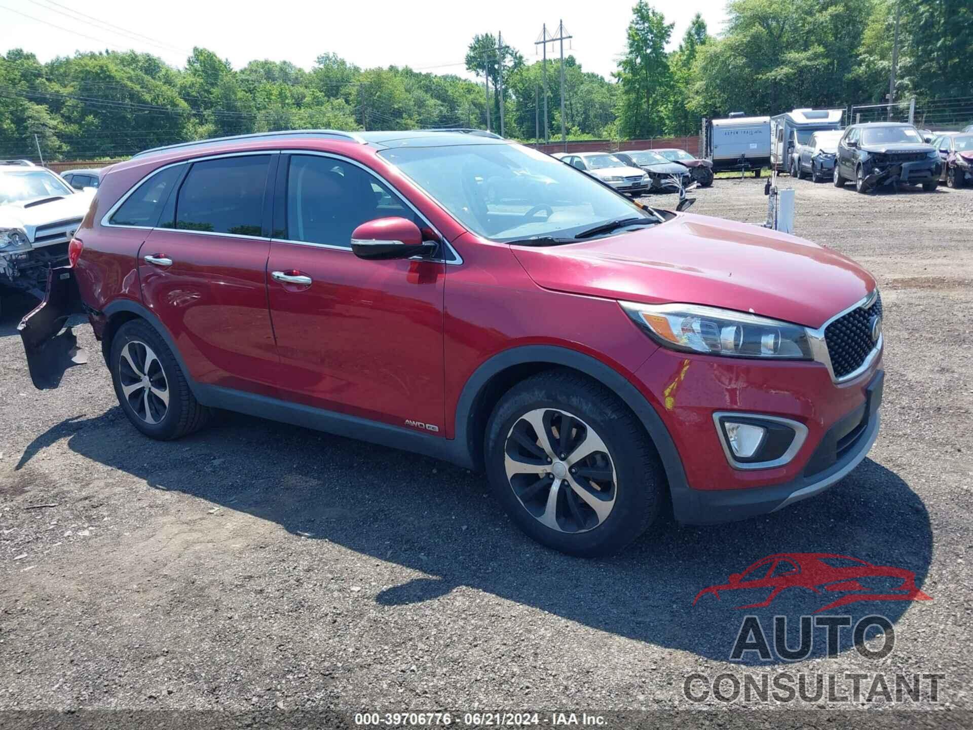 KIA SORENTO 2017 - 5XYPHDA58HG204270