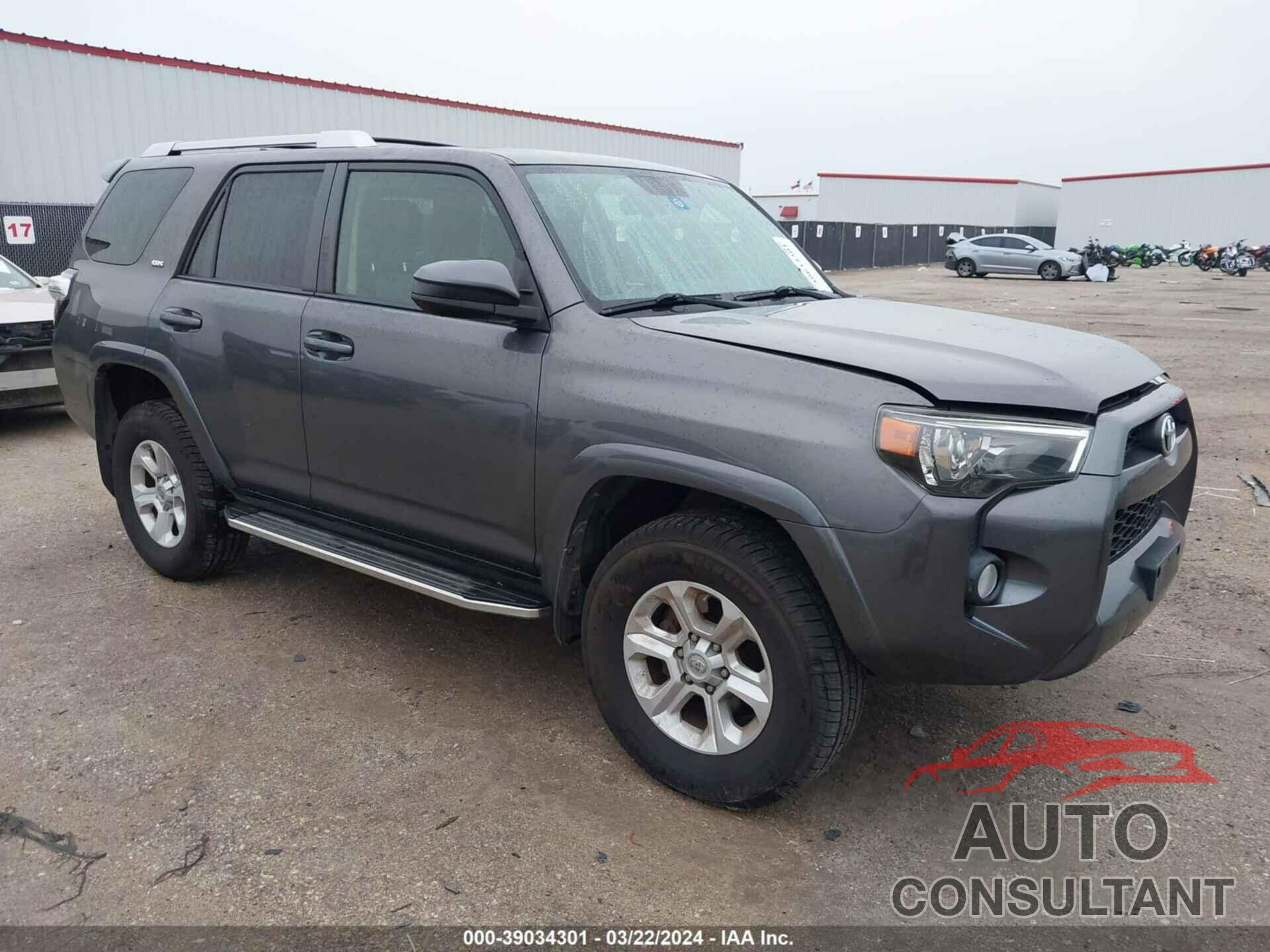 TOYOTA 4RUNNER 2016 - JTEBU5JR5G5296021