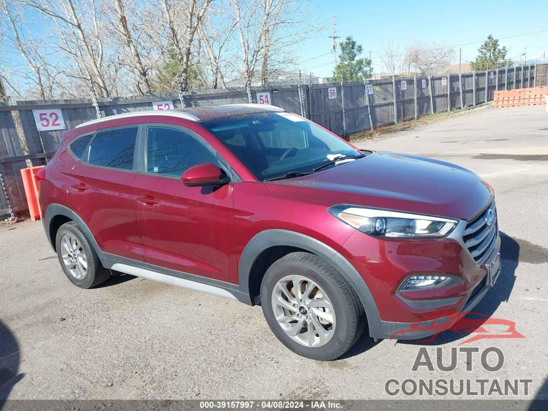 HYUNDAI TUCSON 2018 - KM8J3CA40JU636471