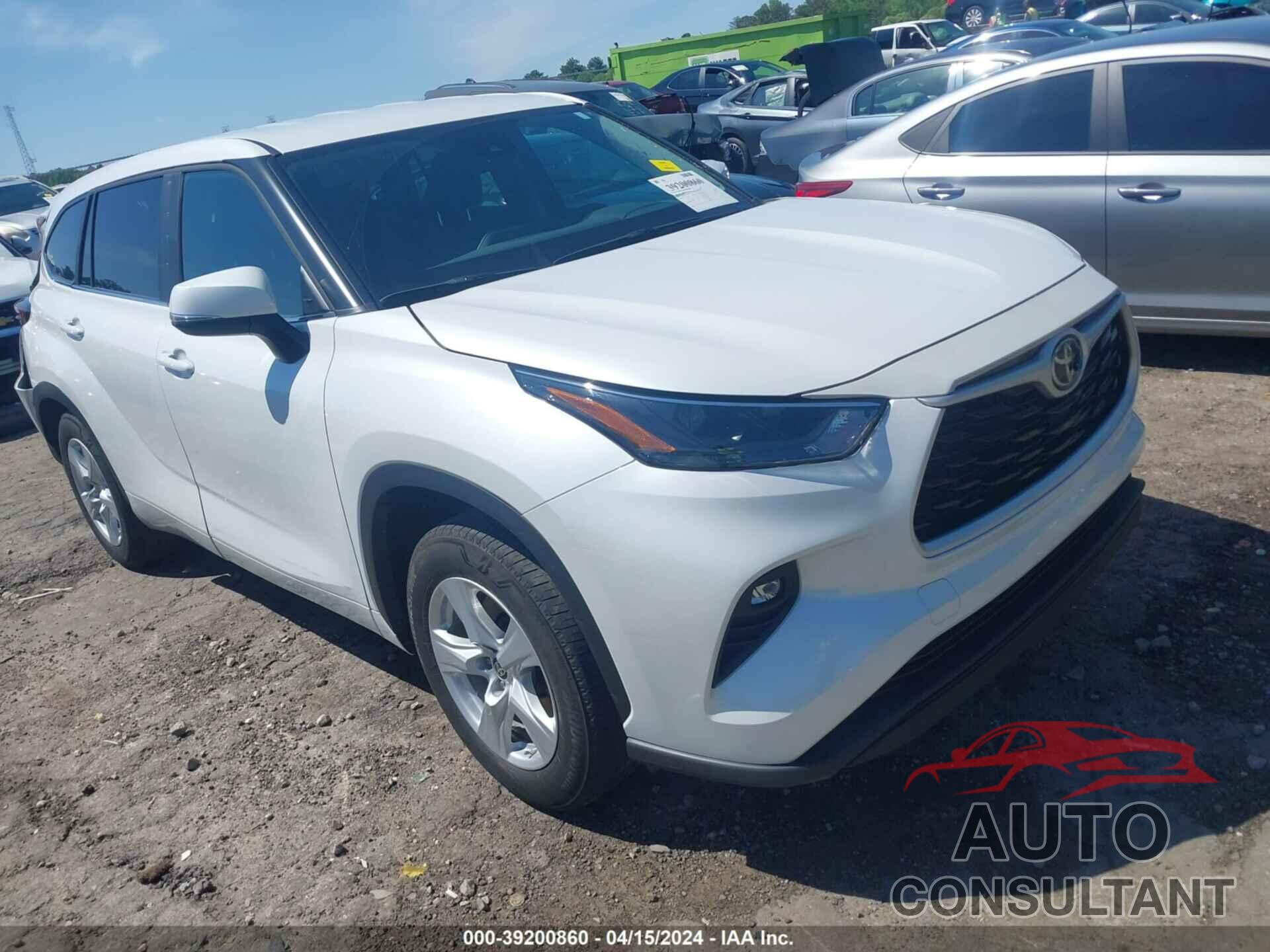 TOYOTA HIGHLANDER 2023 - 5TDKDRAH2PS030453