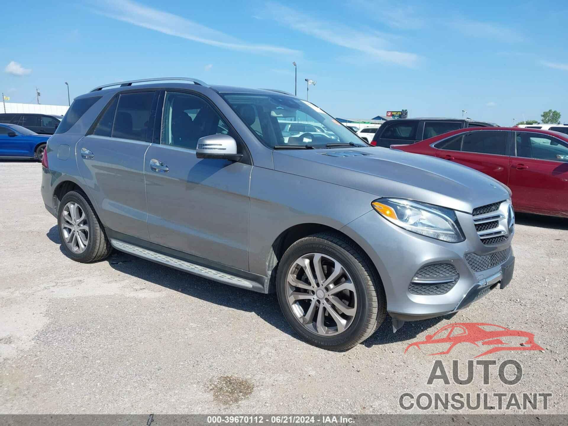 MERCEDES-BENZ GLE 350 2016 - 4JGDA5JB1GA654419