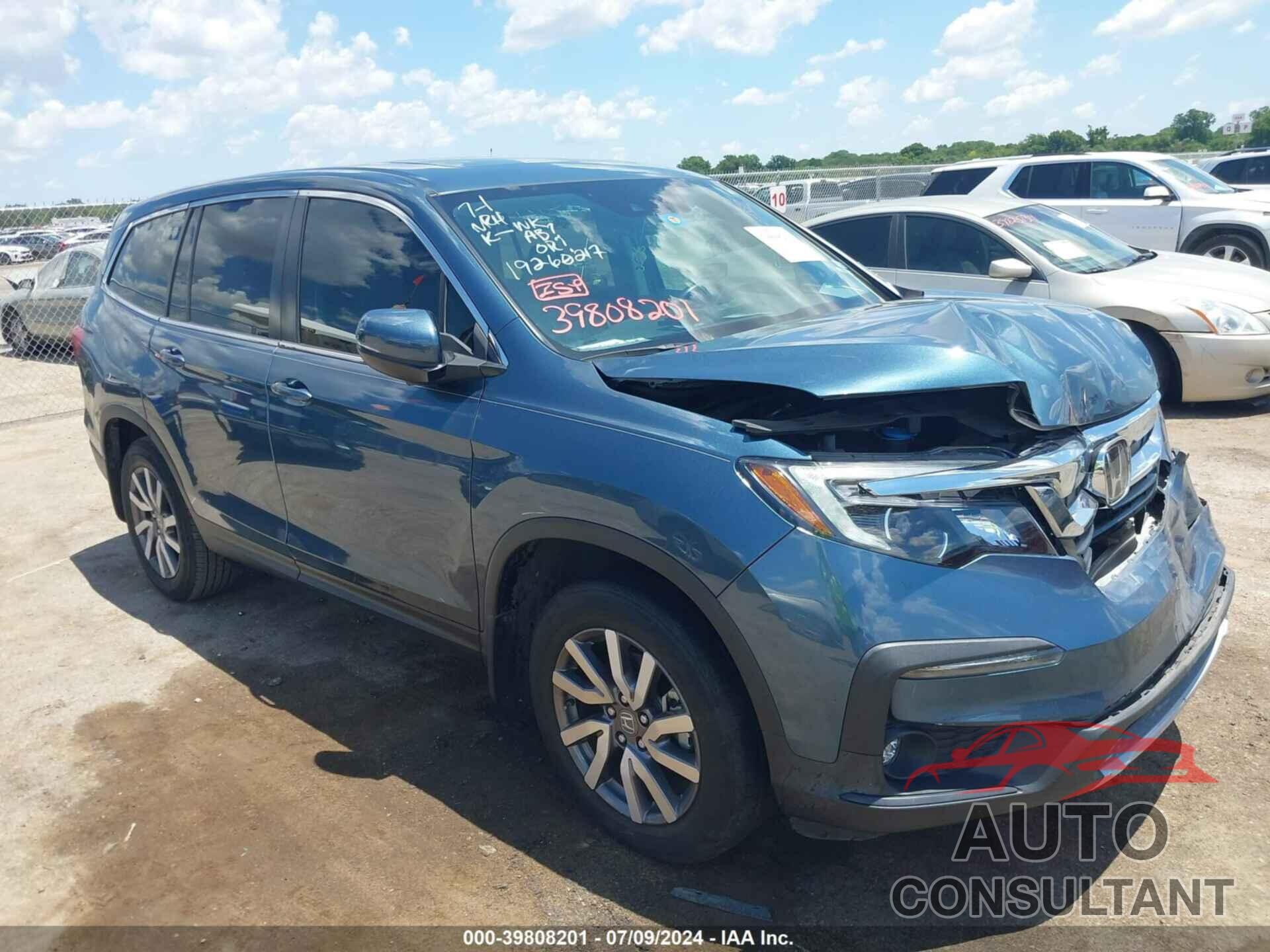 HONDA PILOT 2021 - 5FNYF5H55MB044484