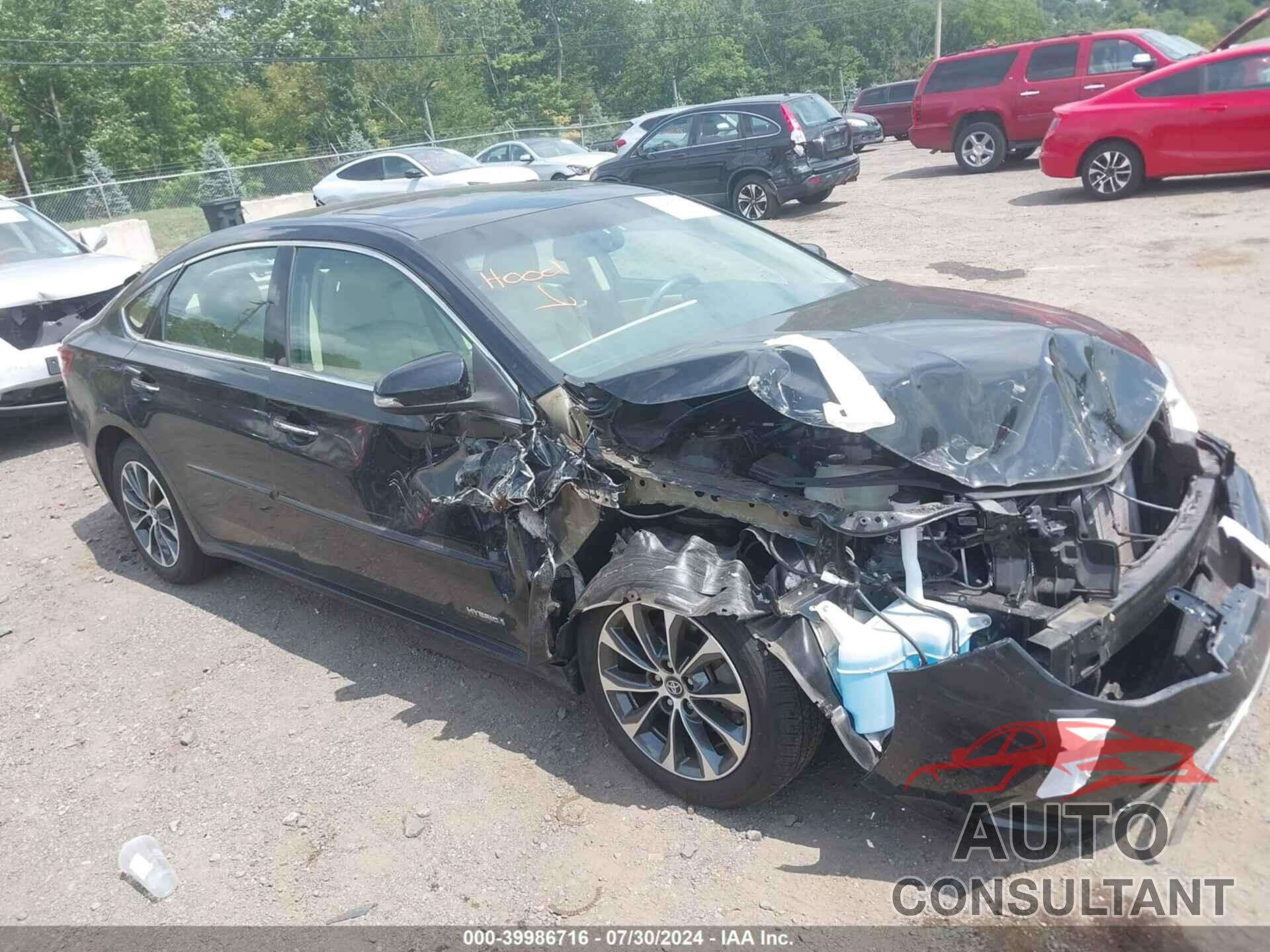 TOYOTA AVALON HYBRID 2016 - 4T1BD1EB4GU056650