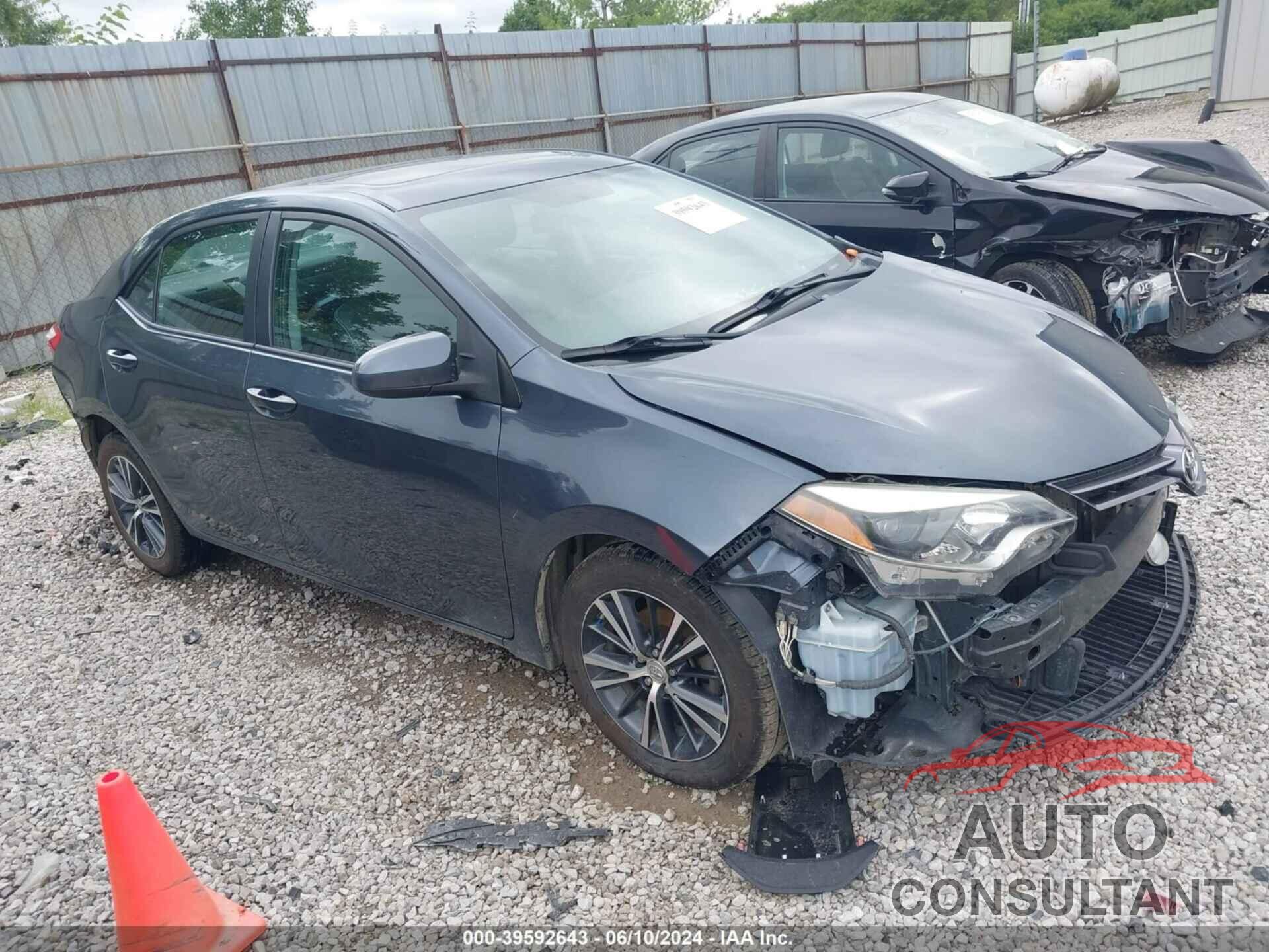 TOYOTA COROLLA 2016 - 2T1BURHE4GC669471