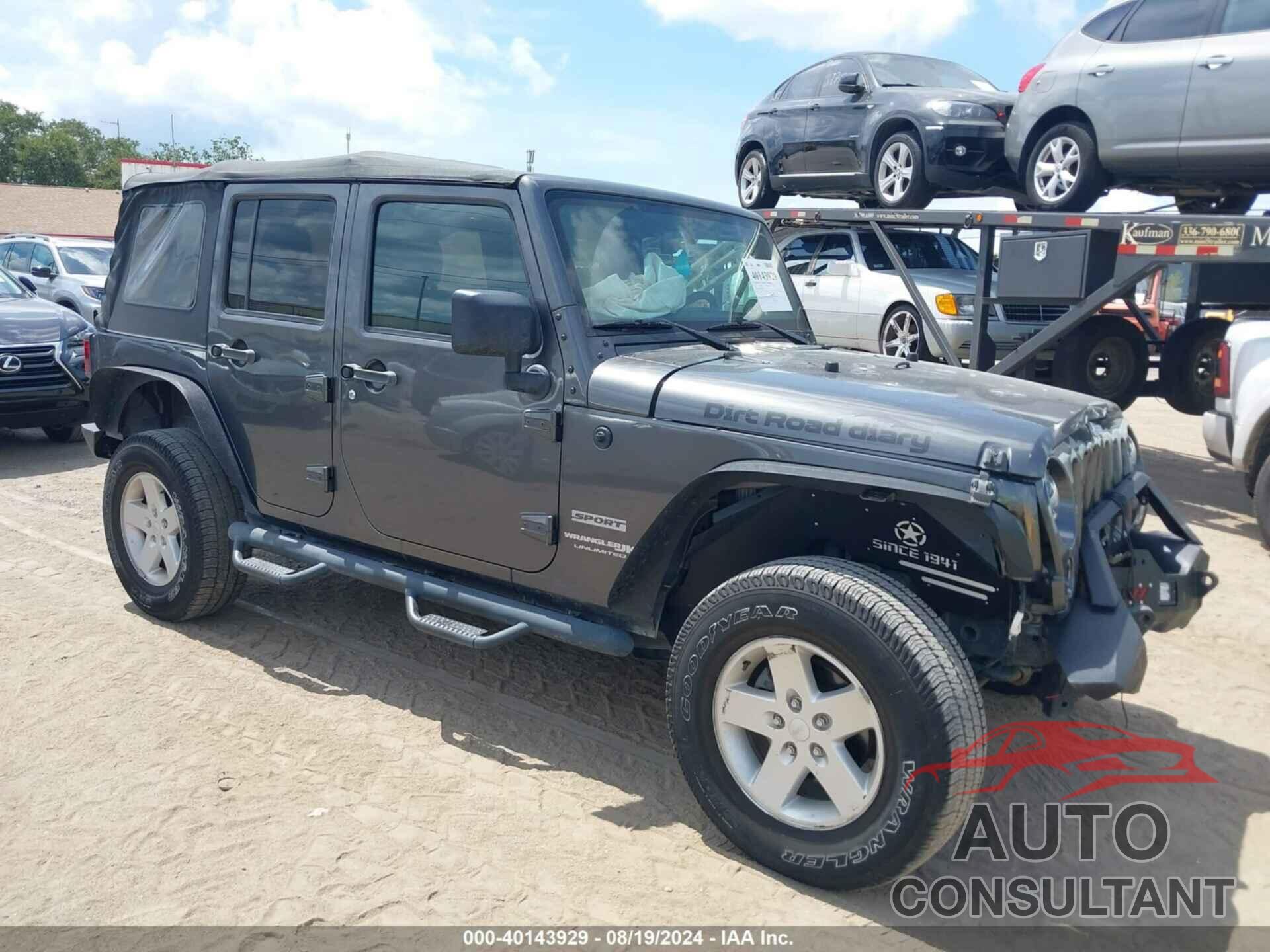 JEEP WRANGLER JK UNLIMITED 2018 - 1C4HJWDG6JL937929