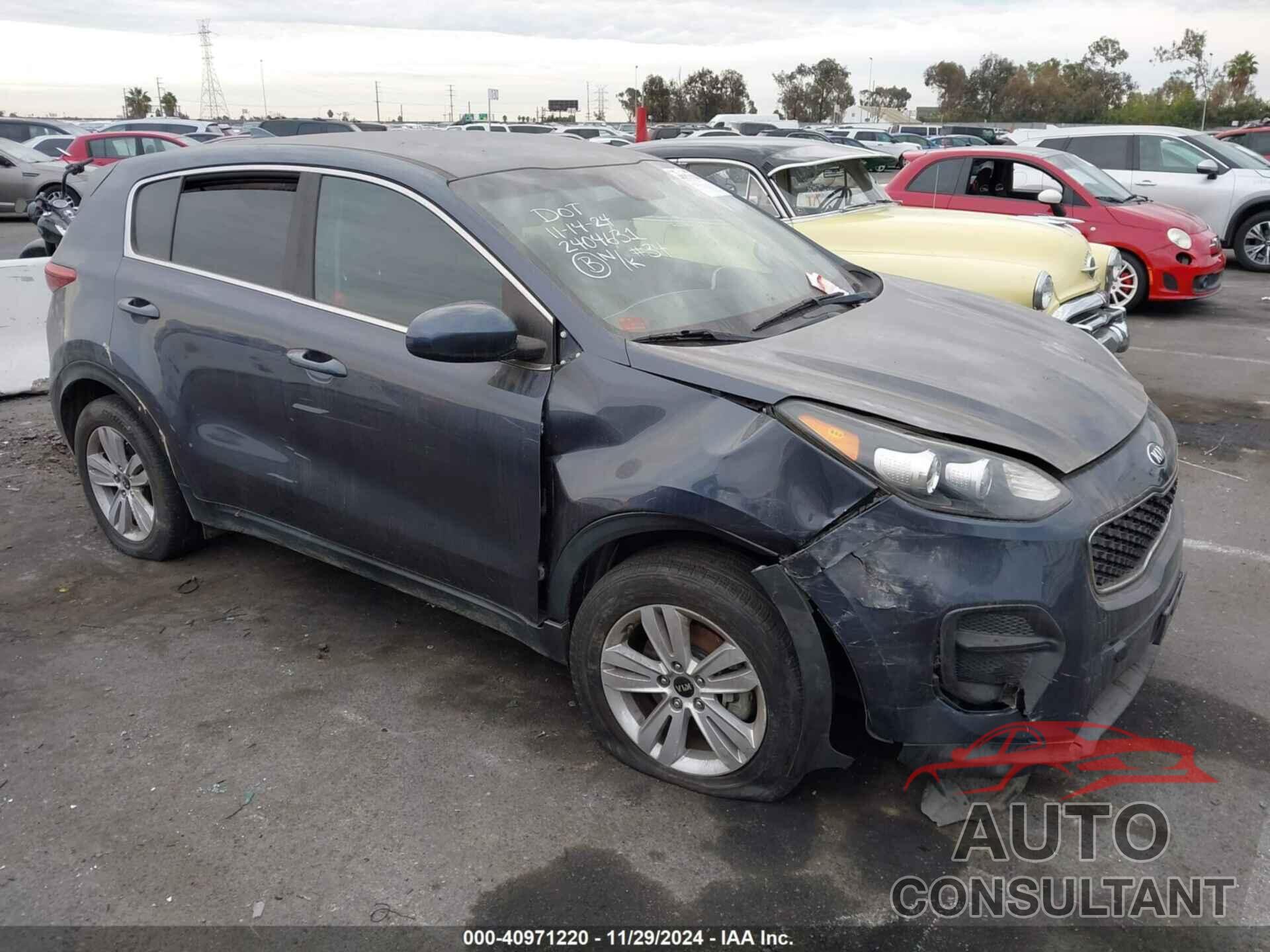 KIA SPORTAGE 2018 - KNDPM3AC6J7472371