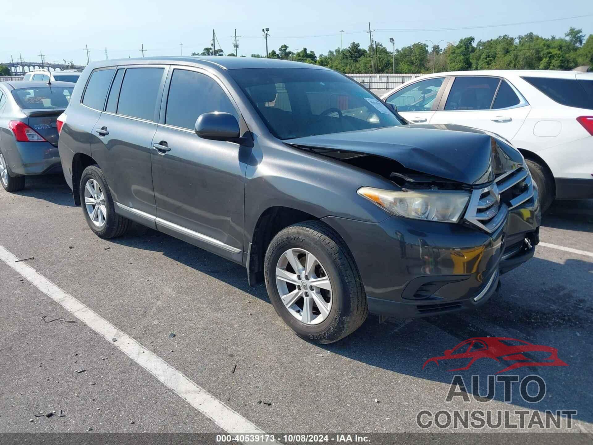 TOYOTA HIGHLANDER 2013 - 5TDZA3EH0DS046452