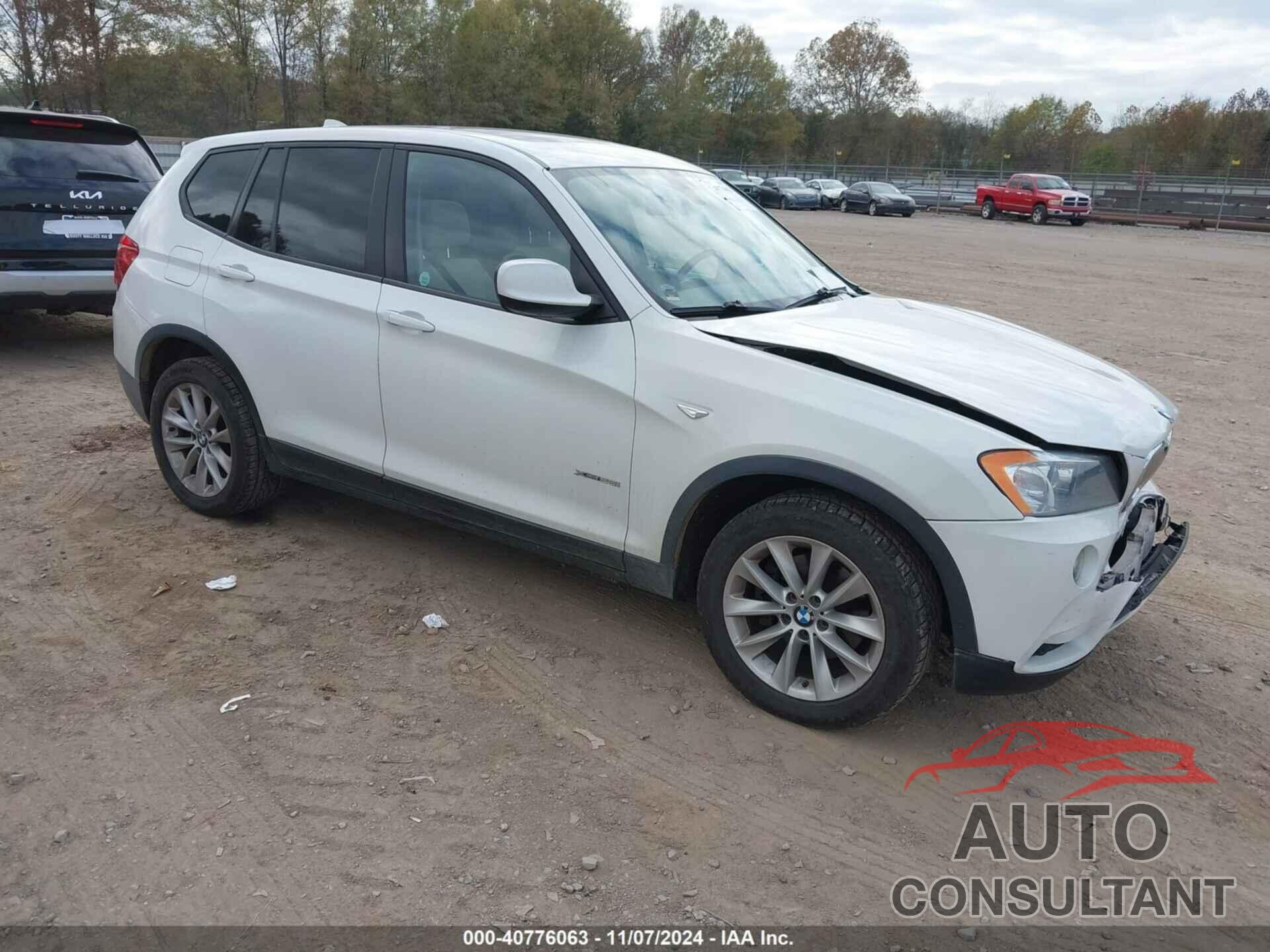 BMW X3 2013 - 5UXWX9C58D0A17752