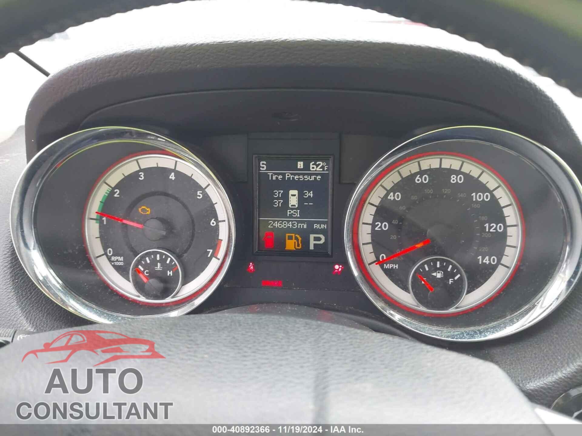 DODGE DURANGO 2011 - 1D4RD4GG2BC634341