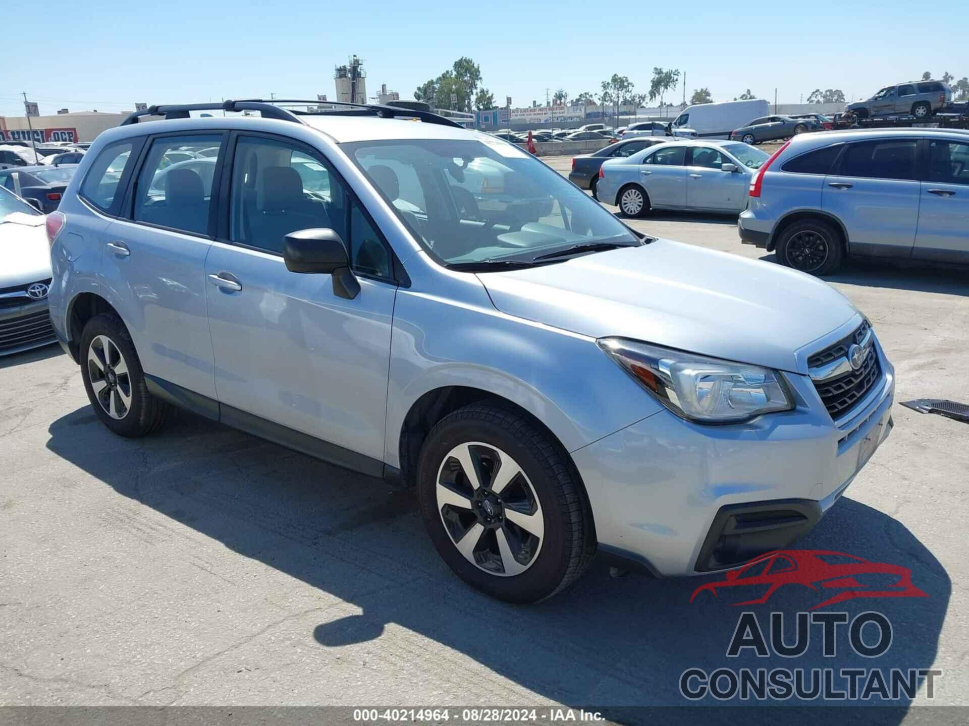 SUBARU FORESTER 2017 - JF2SJABC1HH494581